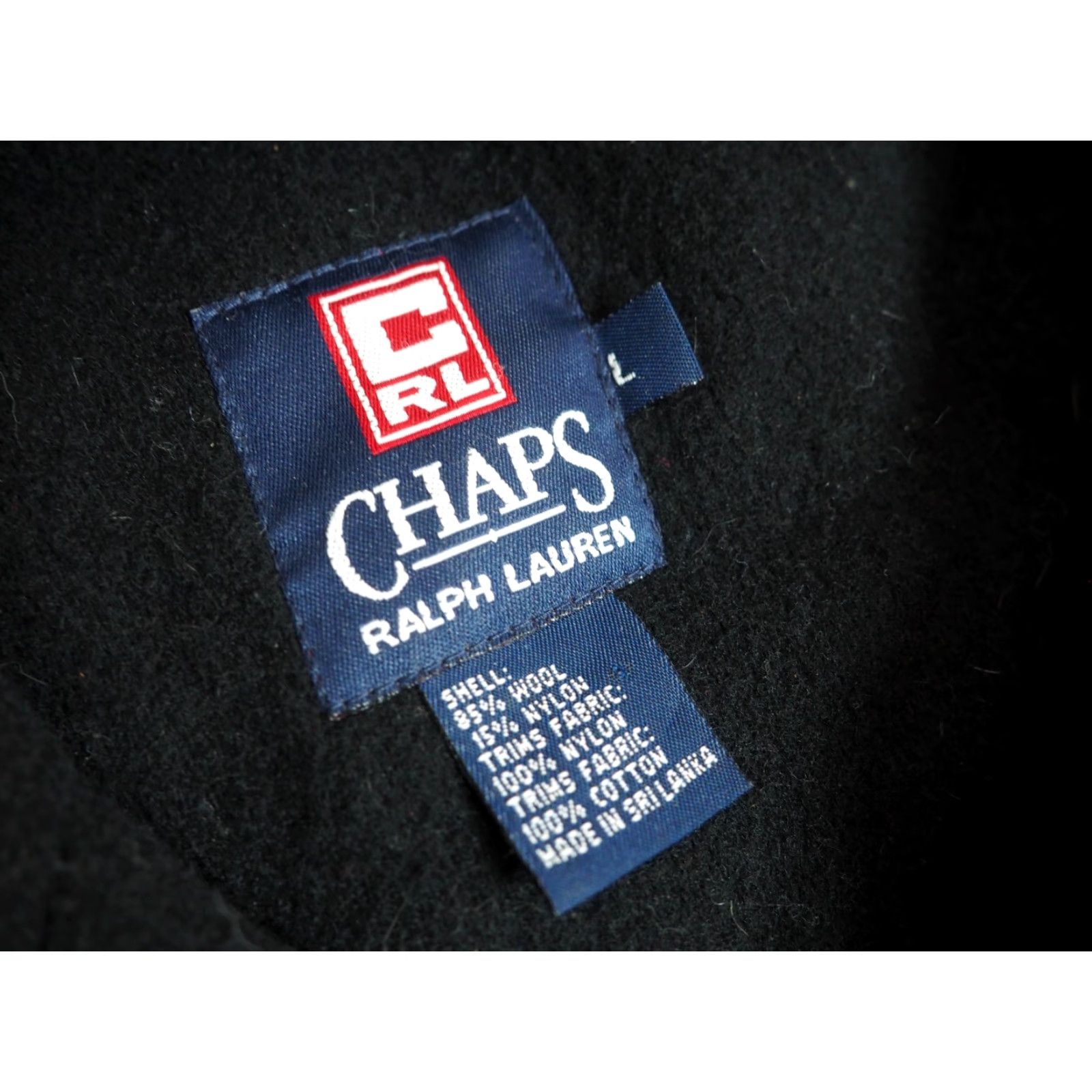 Ralph Lauren VTG Chaps Ralph Lauren Black Wool Blend Toggle Duffle Hooded Overcoat Mens L Size US L / EU 52-54 / 3 - 4 Thumbnail
