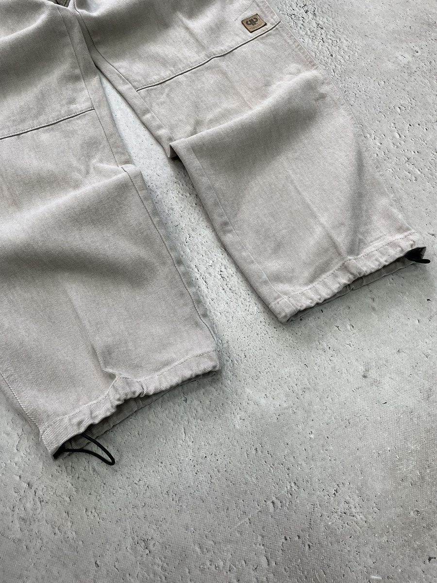 Pelle Pelle Pelle Pelle Beige Denim Pants Baggy Y2K retro Hong Kong Size US 32 / EU 48 - 5 Thumbnail