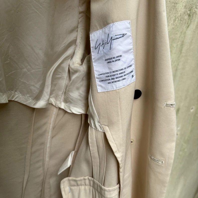 Yohji Yamamoto Yohji Yamamoto size s Asymmetric structure blazer 2505-Nex Size 36S - 4 Thumbnail