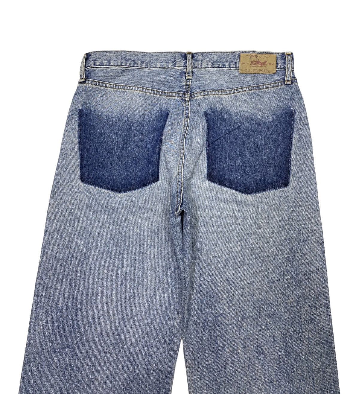Hysteric Glamour × Undercover 🔥BAGGY JEANS SLANTED WAIST UNGRID JAPAN UNDERCOVER STYLE Size US 34 / EU 50 - 4 Thumbnail