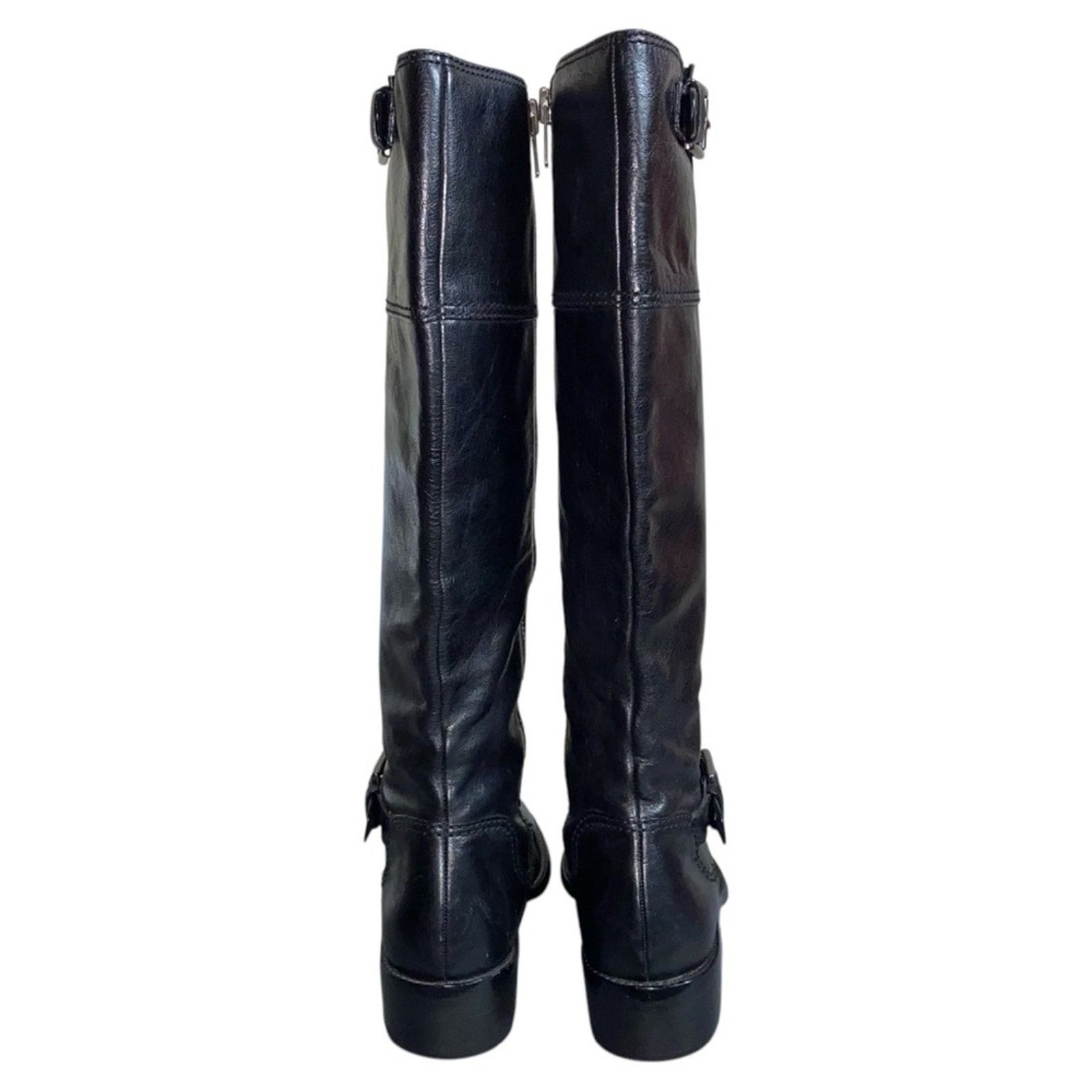 Coach Coach Jacinda Black Leather Knee-High Tall Riding Boots Size US 10 / IT 40 - 6 Thumbnail