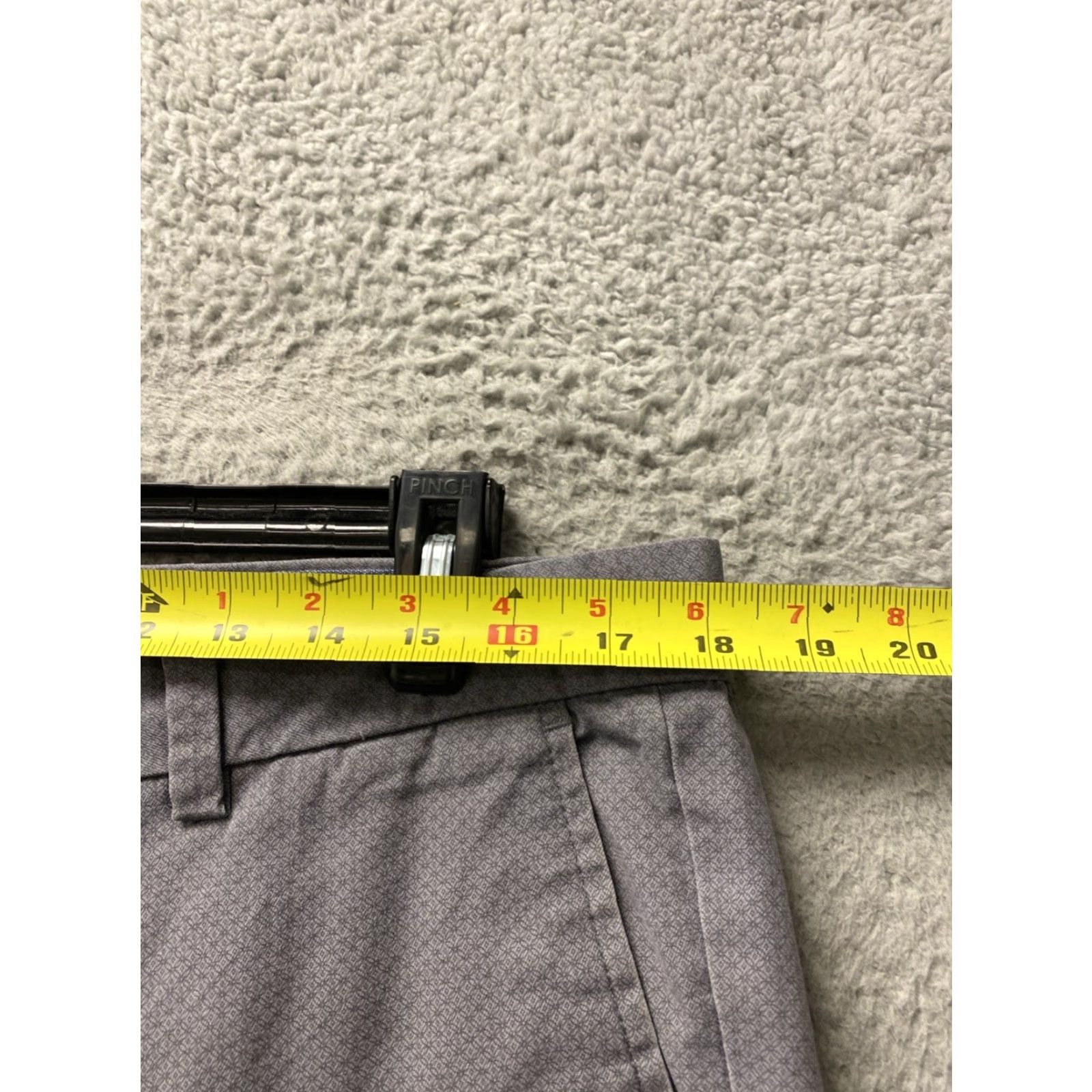 Banana Republic Banana Republic Pants Mens 35x34 Light Gray Straight Fit Chino 5-Pocket Zip Front Flat Front Cotton Elastane Vintage No Size US 35 - 4 Thumbnail