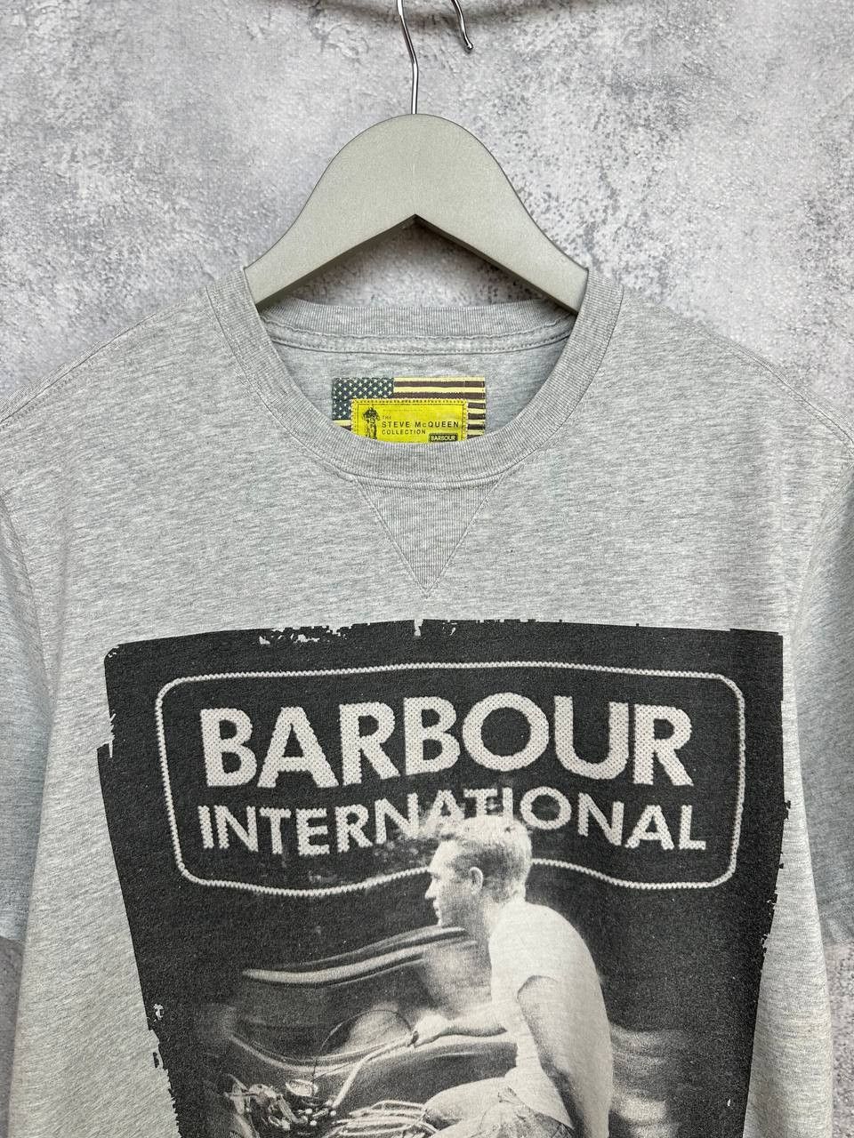 Barbour Barbour International Steve McQueen Print T-Shirt Cotton Size US M / EU 48-50 / 2 - 4 Thumbnail