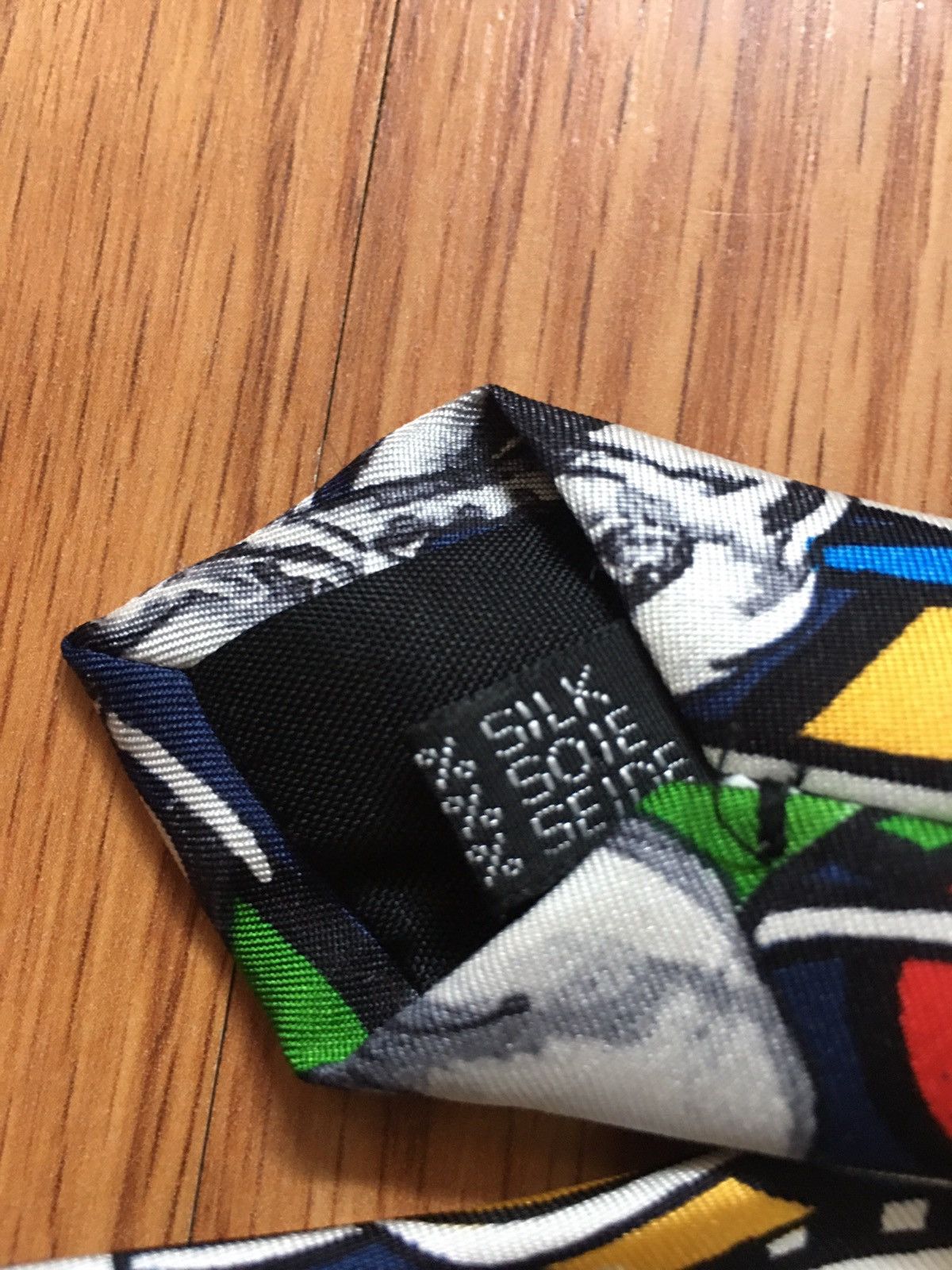 Designer Rolf Knie LEHNER Elephant Design Print Silk Mens Tie Size ONE SIZE - 6 Thumbnail
