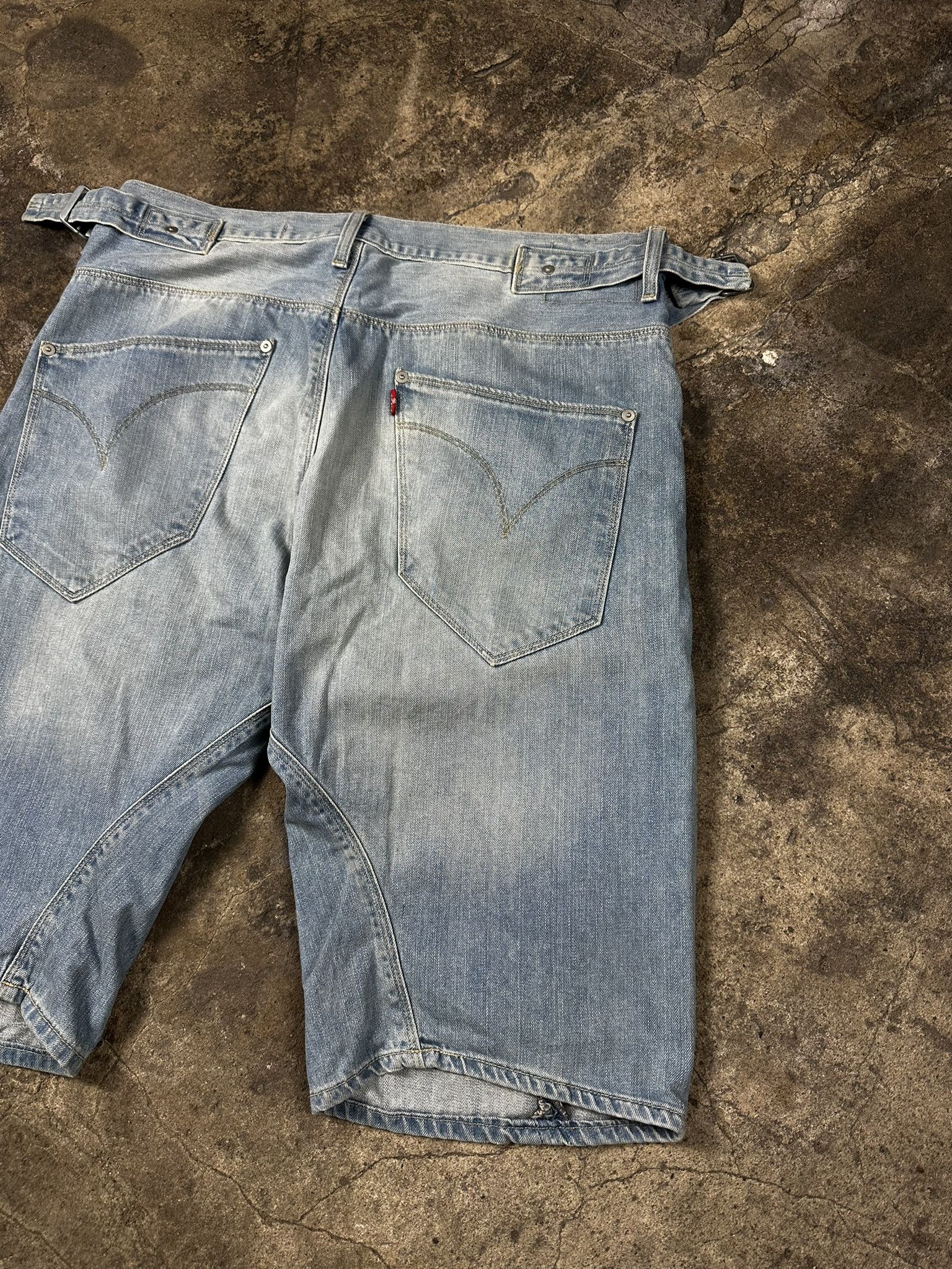 Engineered Garments × Levi's Vintage Y2k Levi's Engineered Jeans Shorts Jorts Size US 34 / EU 50 - 7 Thumbnail