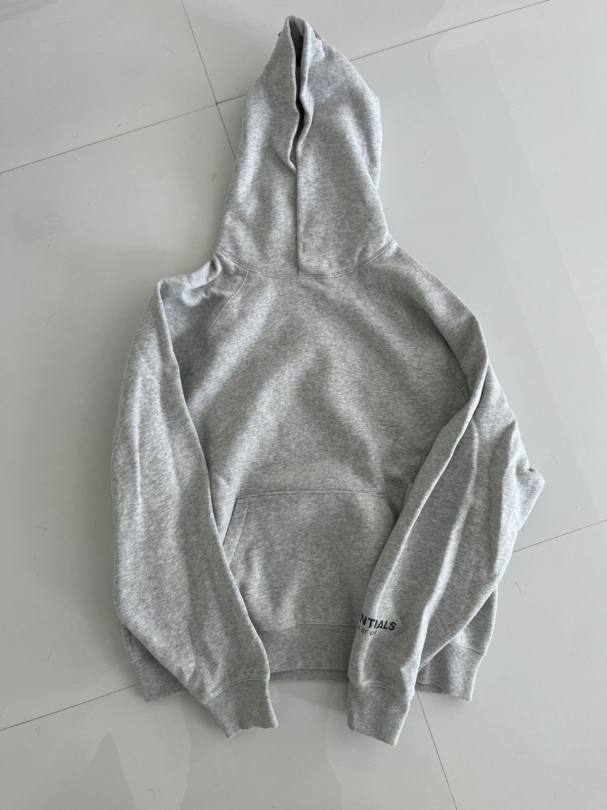 Essentials × Fear of God Fear of God Essentials Core Fleece Hoodie Heather Grey Small Size US S / EU 44-46 / 1 - 2 Thumbnail