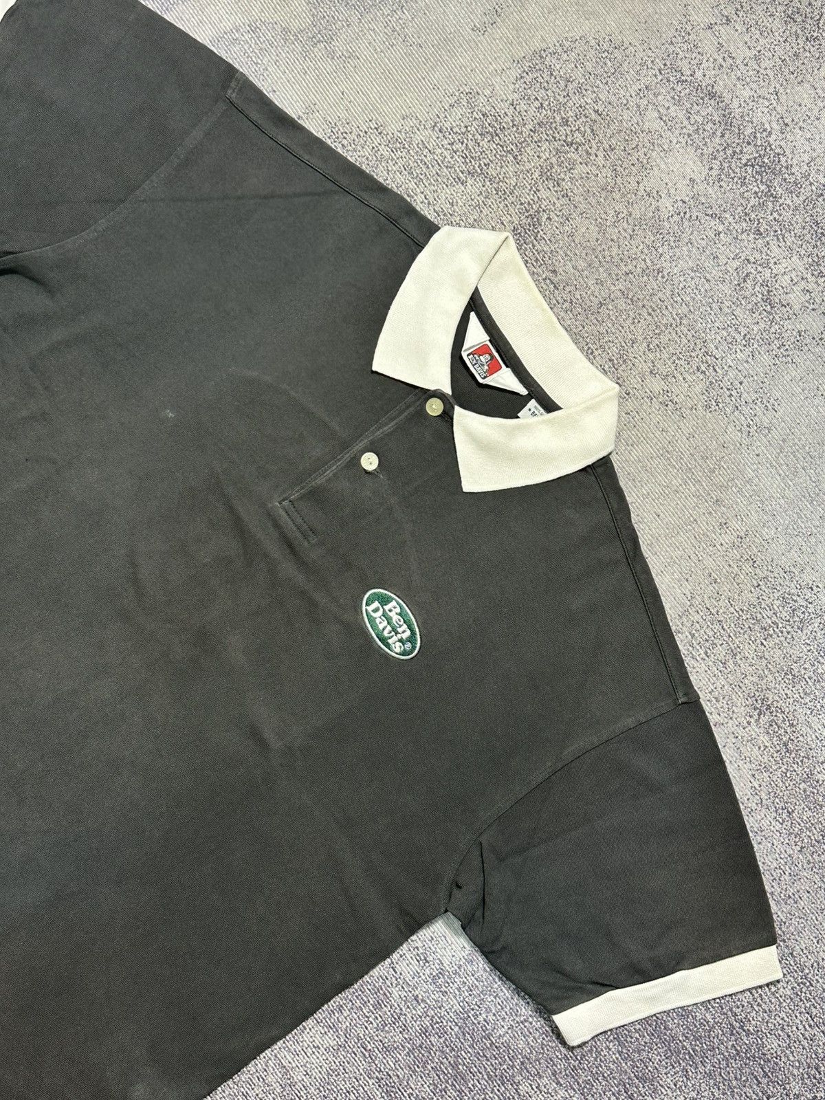 Ben Davis Vintage 90s Polo Ben Davis Shirts Grey Size US M / EU 48-50 / 2 - 3 Thumbnail