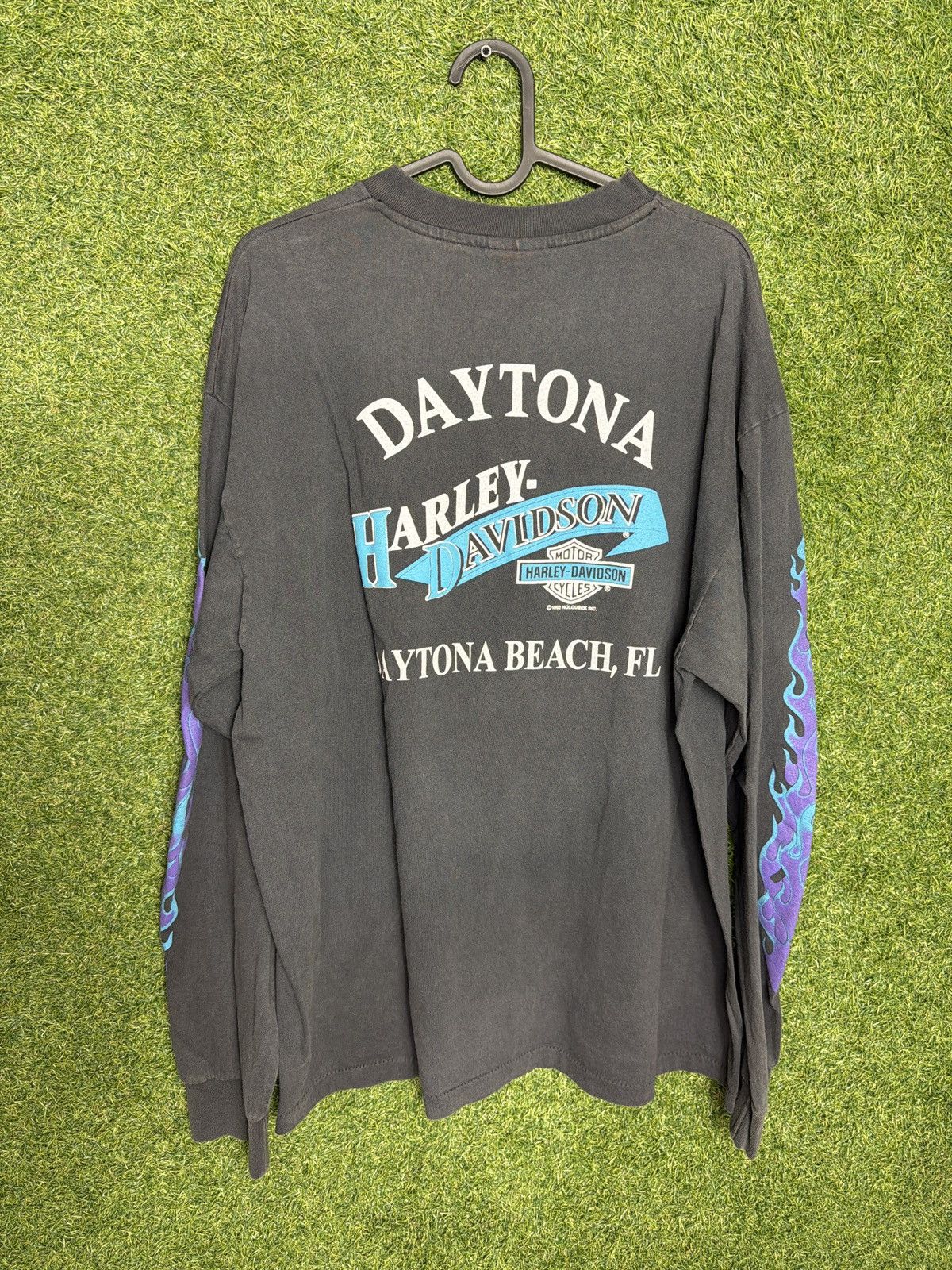 Other Harley Davidson, flames long sleeve shirt Size US XL / EU 56 / 4 - 2 Thumbnail