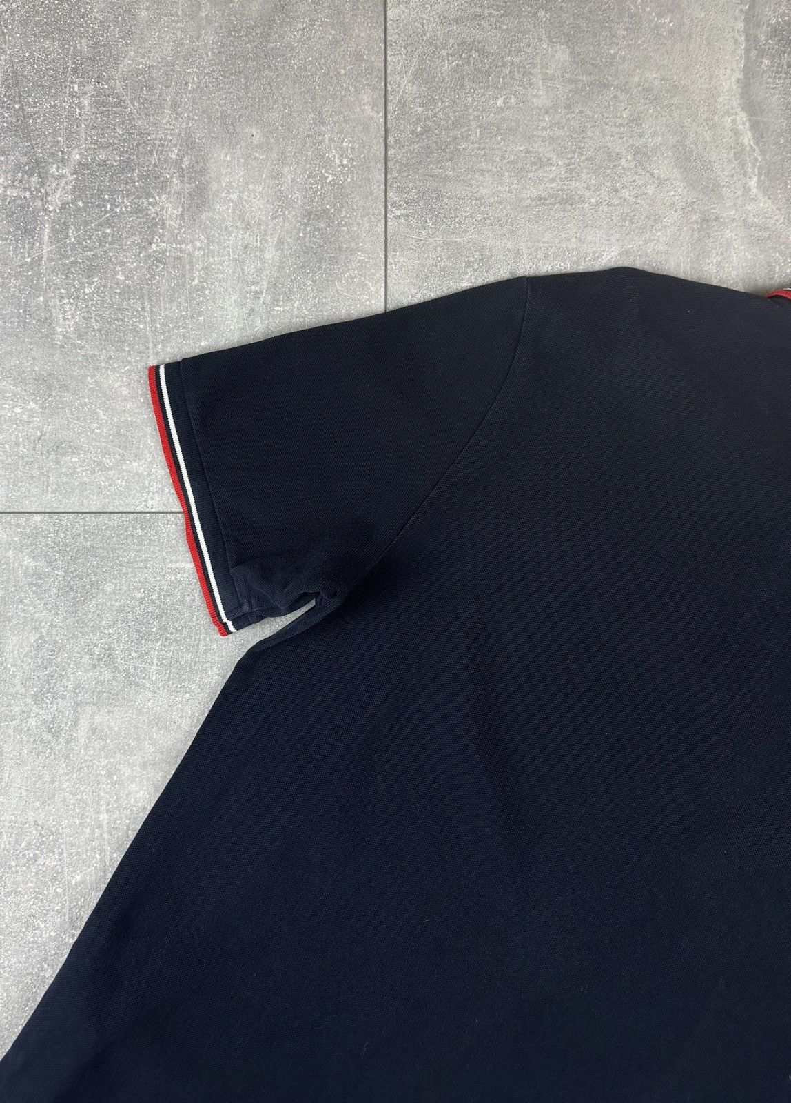 Prada Prada Linea Rossa Red Tab Logo Luxury Cotton Polo Size US XXL / EU 58 / 5 - 17 Thumbnail