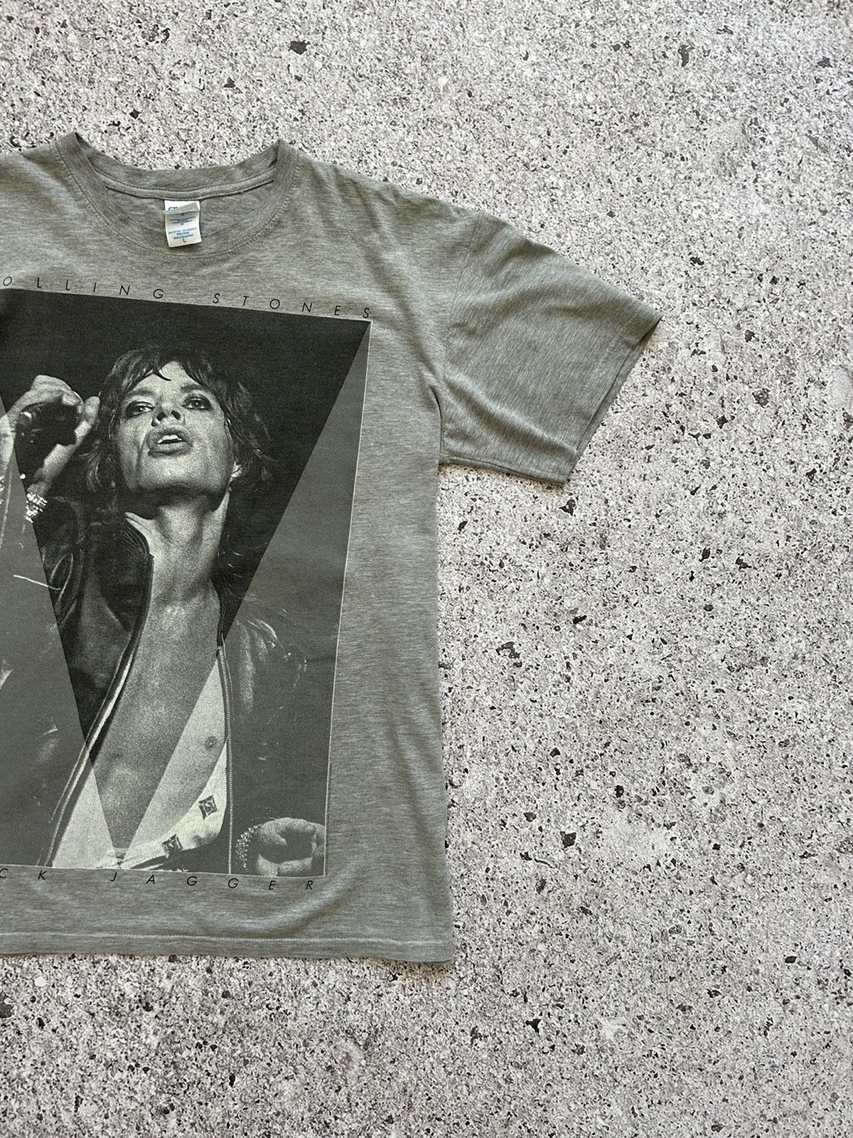 Band Tees × The Rolling Stones Vintage Rock Band The Rolling Stones Mick Jagger T-Shirt Size US L / EU 52-54 / 3 - 3 Thumbnail