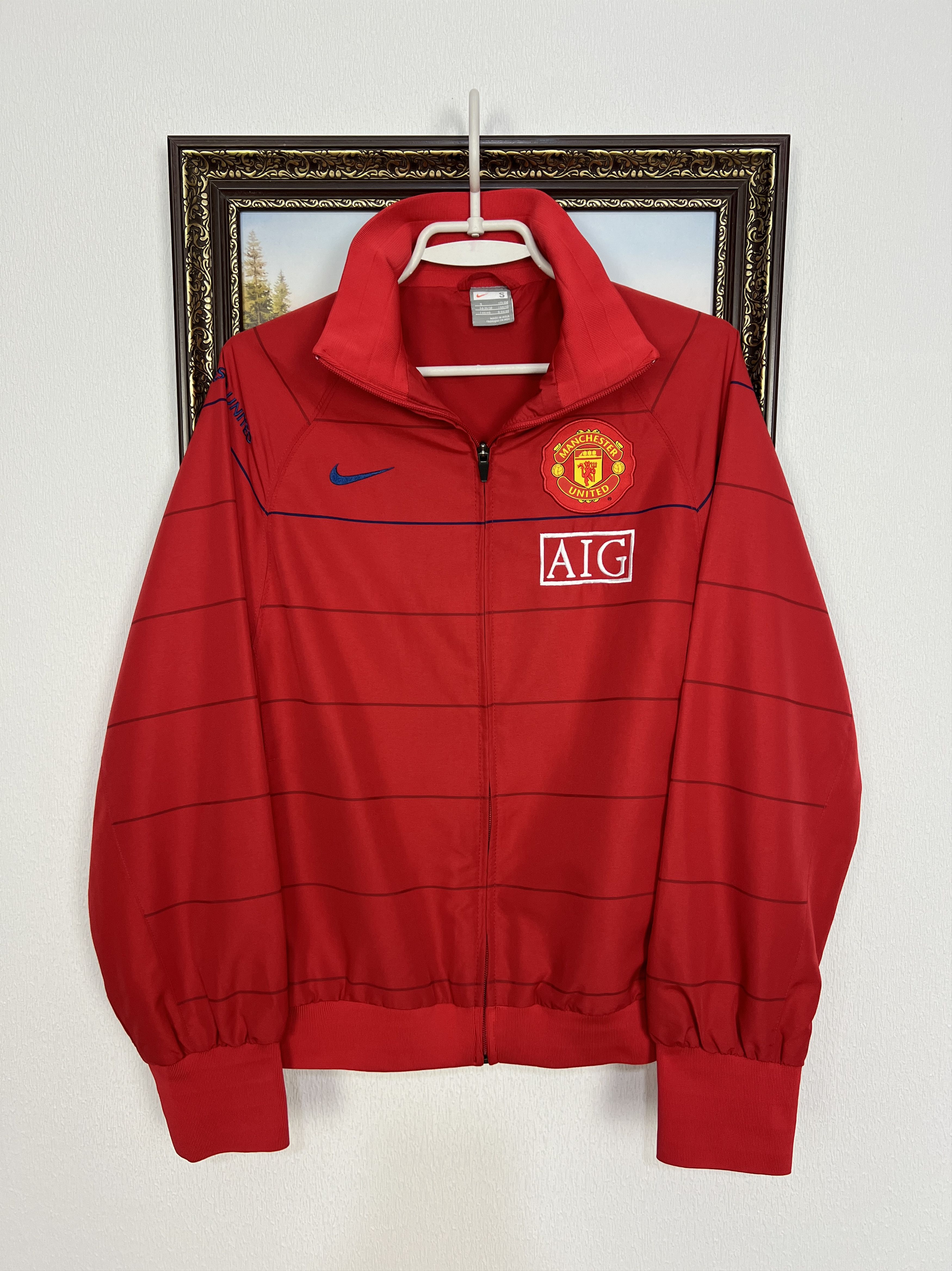 Nike Manchester United Football Jacket Soccer Train Track Top Size US S / EU 44-46 / 1 - 1 Thumbnail
