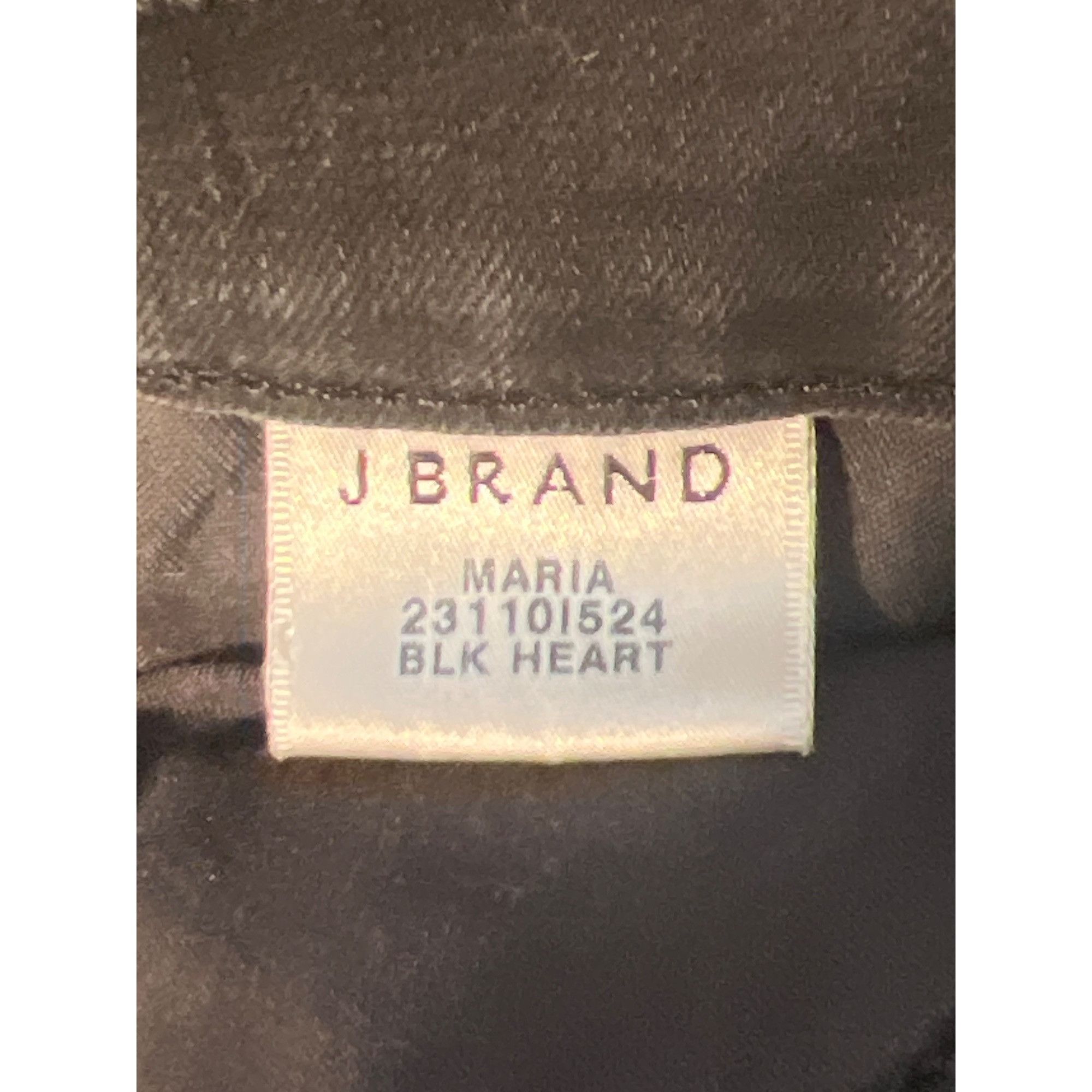 J Brand J Brand Maria Black Distressed Skinny Denim Jeans Knee Rips Size 42" / US 20 - 7 Thumbnail