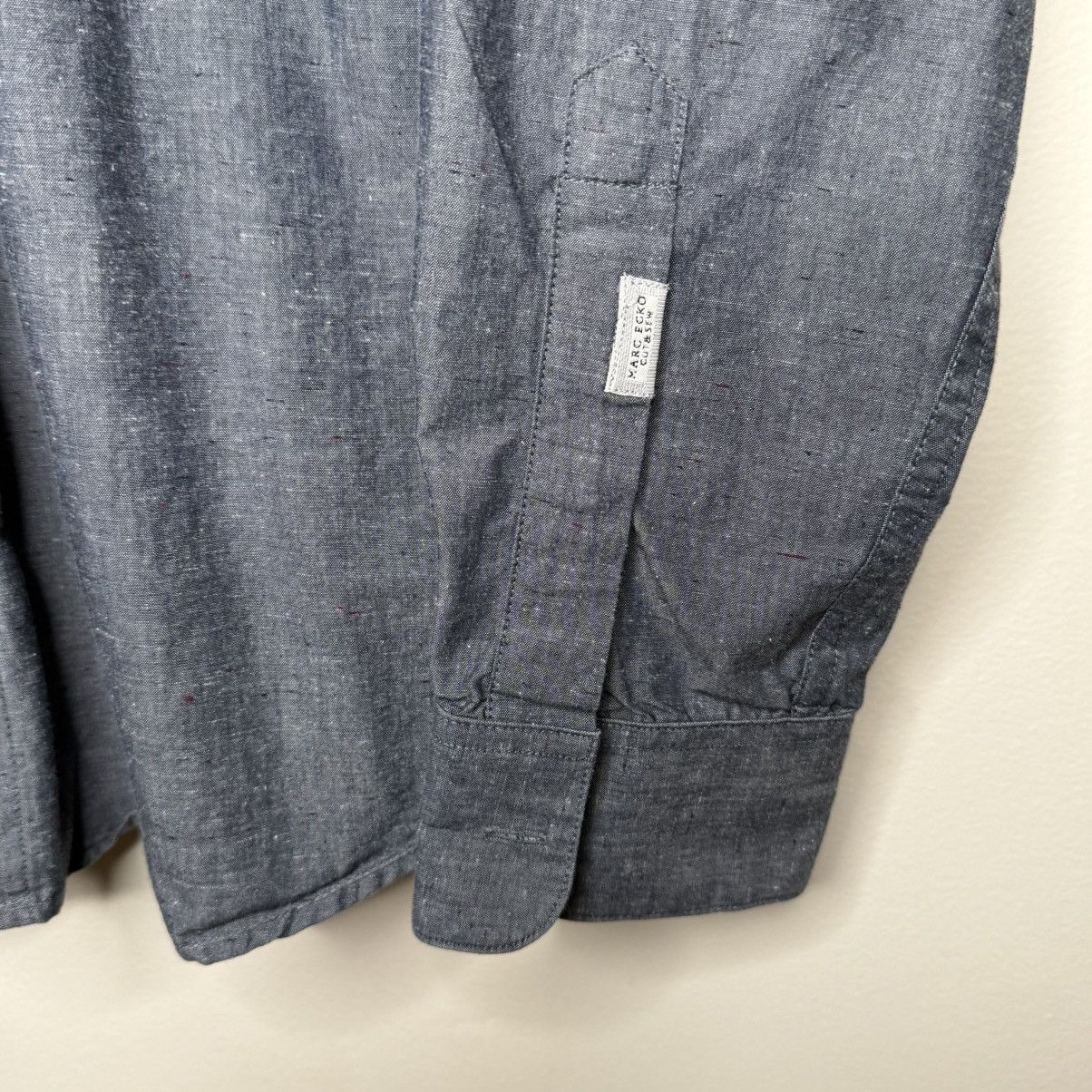 Marc Ecko Marc Ecko Cut & Sew Men’s Button-Up Shirt Plaid Trim Casual Size US L / EU 52-54 / 3 - 3 Thumbnail