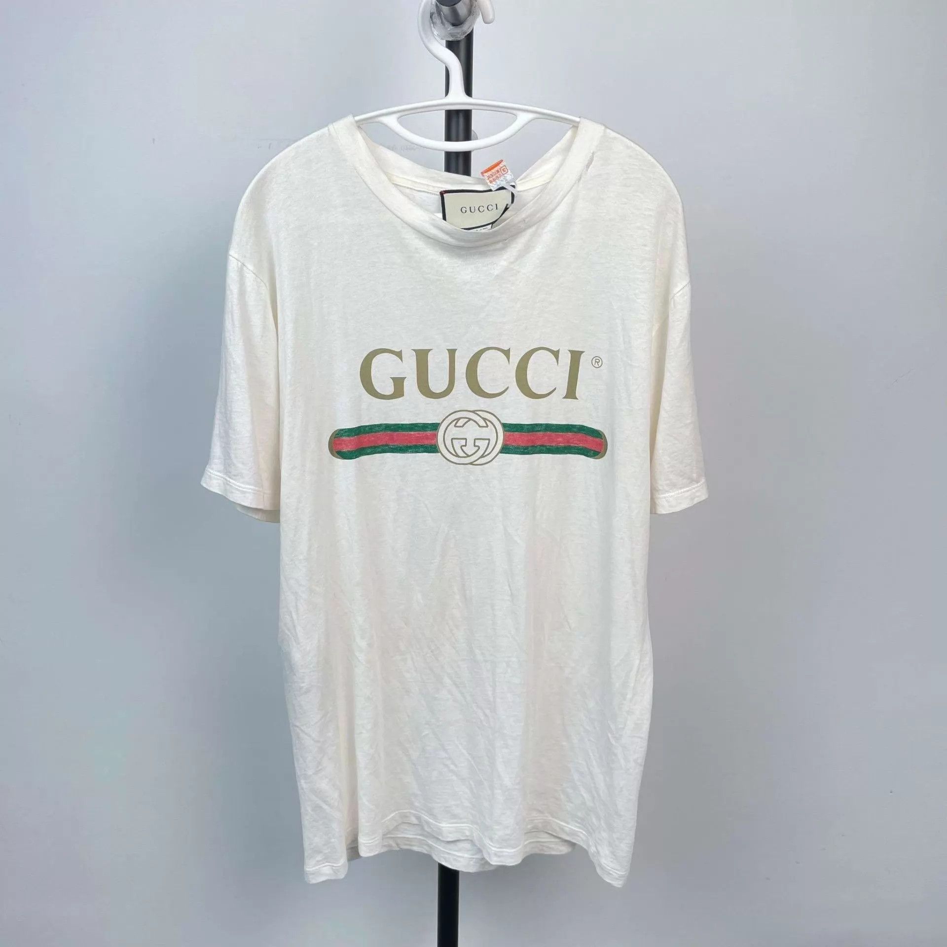 Gucci Gucci Cotton T-shirt White XS Size US XS / EU 42 / 0 - 1 Thumbnail
