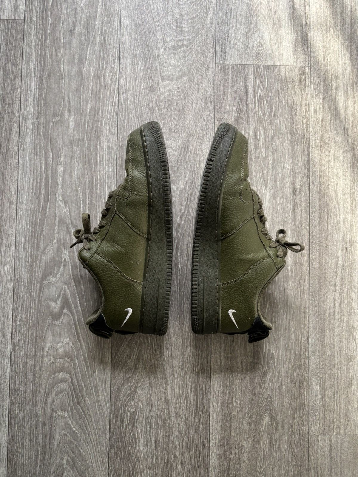 Nike Nike Air Force 1 07 LV8 Utility Olive Canvas Size US 13 / EU 46 - 2 Thumbnail