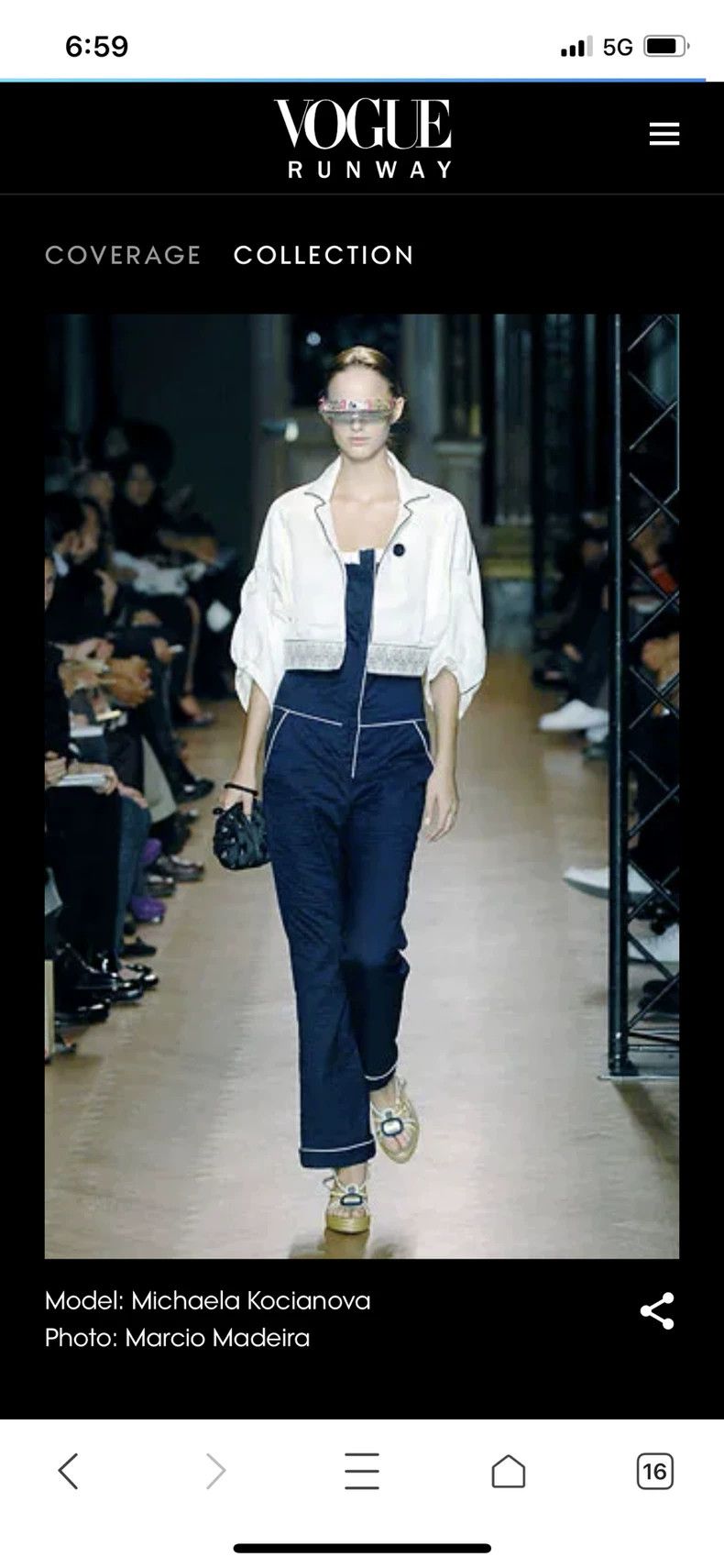Undercover undercover size 3 08 SS Show Navy Blue Bandeau Pants 2502-N Size 24" / US 00 / IT 34 - 1 Thumbnail