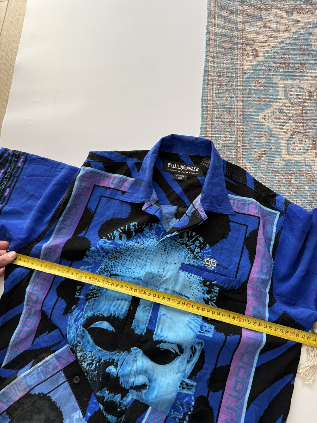 Marc Buchanan Rare Pelle Pelle Marc Buchanan Vintage Shirt Size US L / EU 52-54 / 3 - 11 Thumbnail