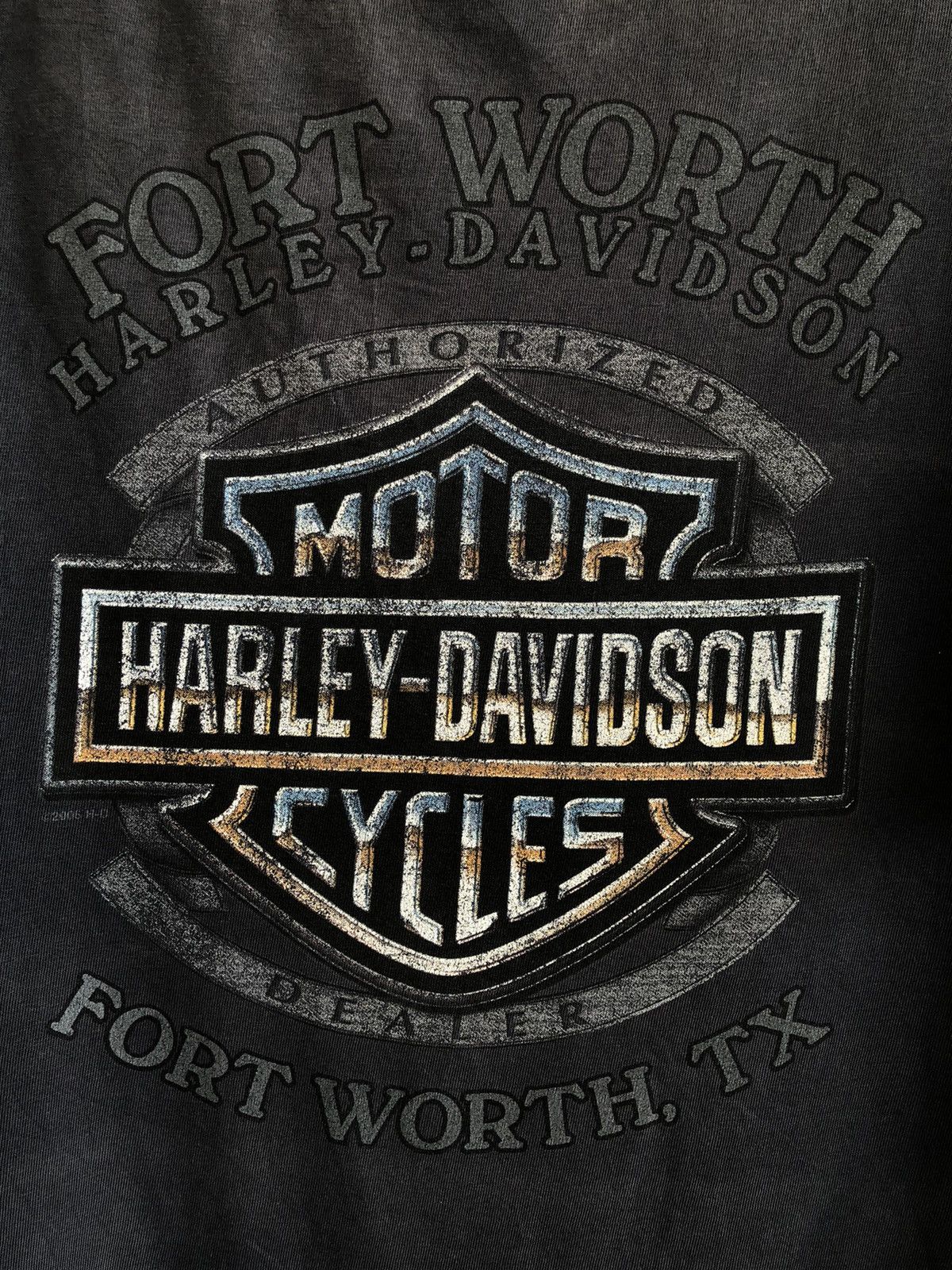 Harley Davidson Vintage 00s Harley Davidson Spider Web Faded Tee Size US L / EU 52-54 / 3 - 5 Thumbnail