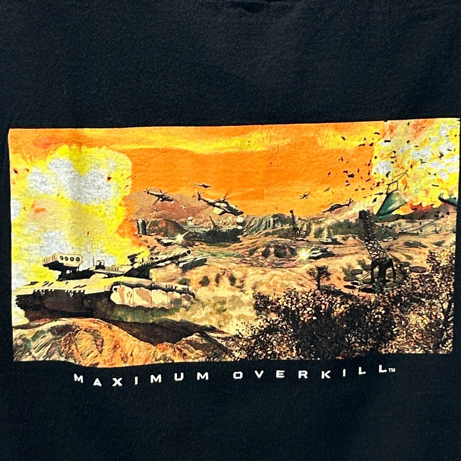 Vintage Vintage 90s Comanche Maximum Overkill T Shirt L Large Size US L / EU 52-54 / 3 - 6 Thumbnail