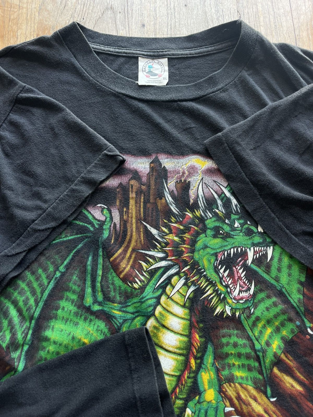Vintage Vintage DRAGON artwork design by Sunrise Sportswear 90’s Size US XL / EU 56 / 4 - 8 Thumbnail