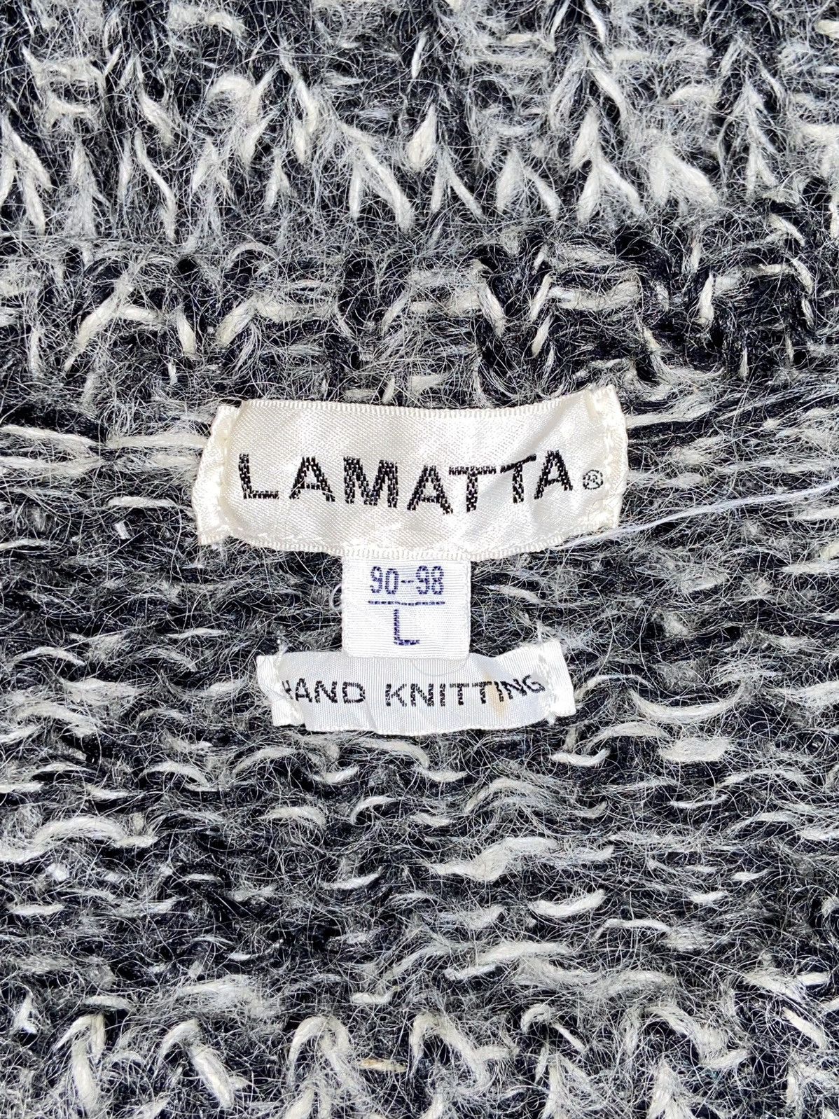 Handmade LAMATTA Hand Knitting Sweater Size US M / EU 48-50 / 2 - 11 Thumbnail