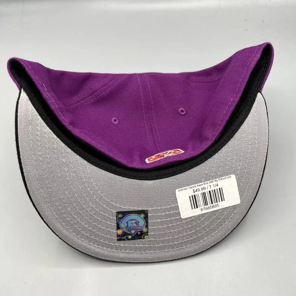 New Era Salinas Spurs Hat Men 7 1/4 59Fifty New Era MiLB Fitted Cap Size ONE SIZE - 4 Thumbnail