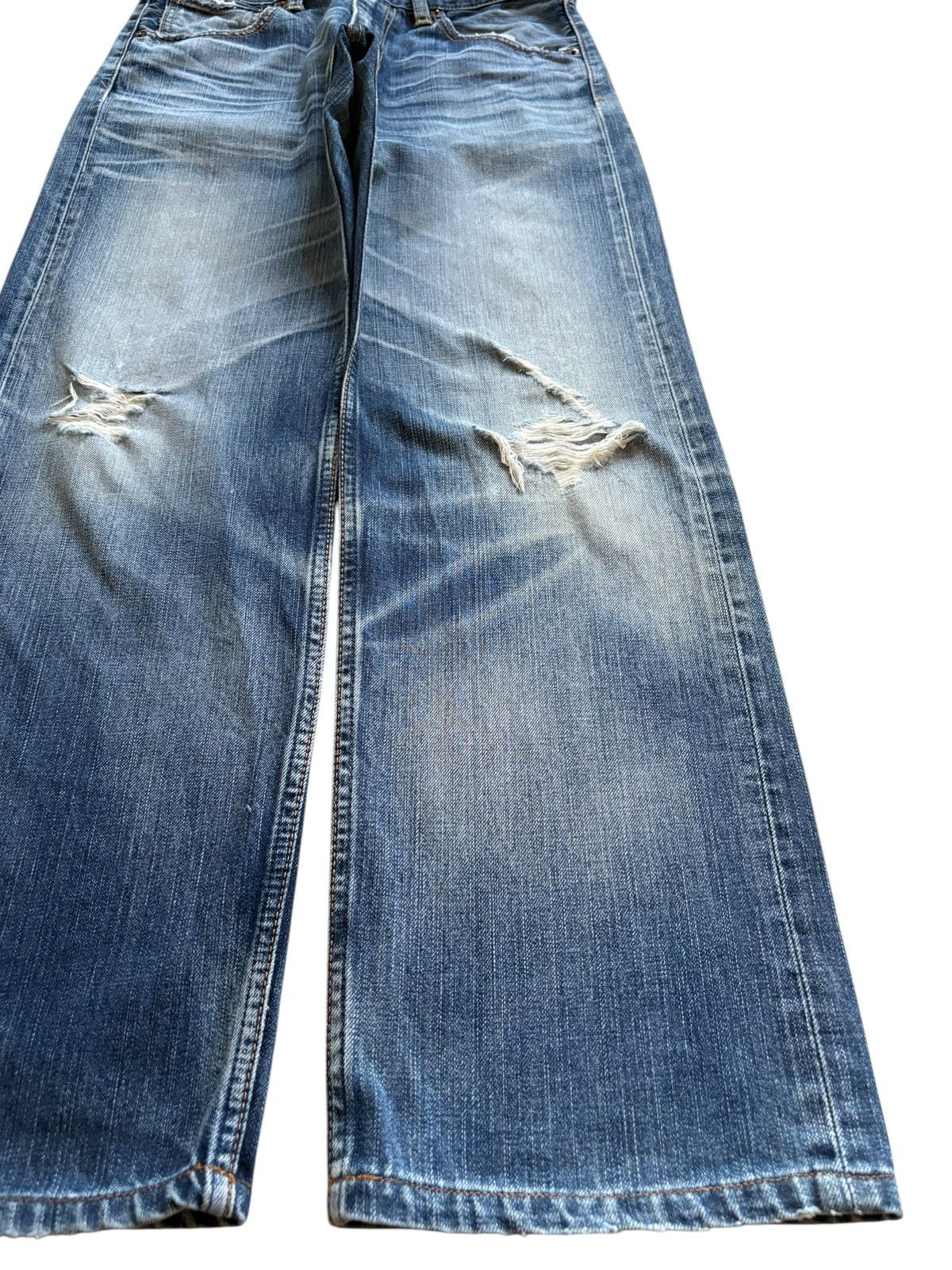 Levi's Vintage 90s Levis 703 Faded Ripped Loose Baggy Jeans Size US 30 / EU 46 - 7 Thumbnail