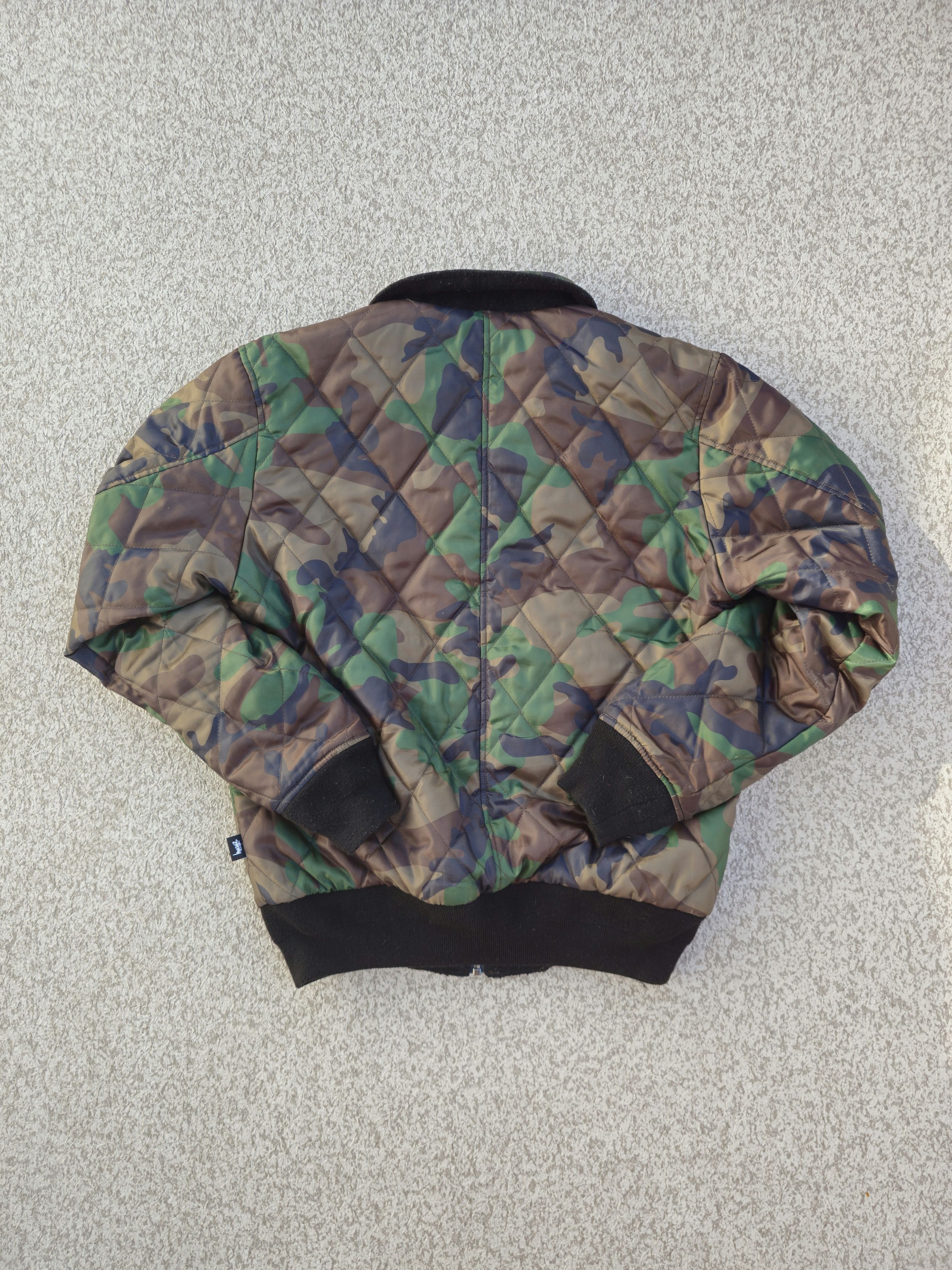Stussy Stussy Quilted Camo Reversible Bomber Jacket Size US S / EU 44-46 / 1 - 2 Thumbnail
