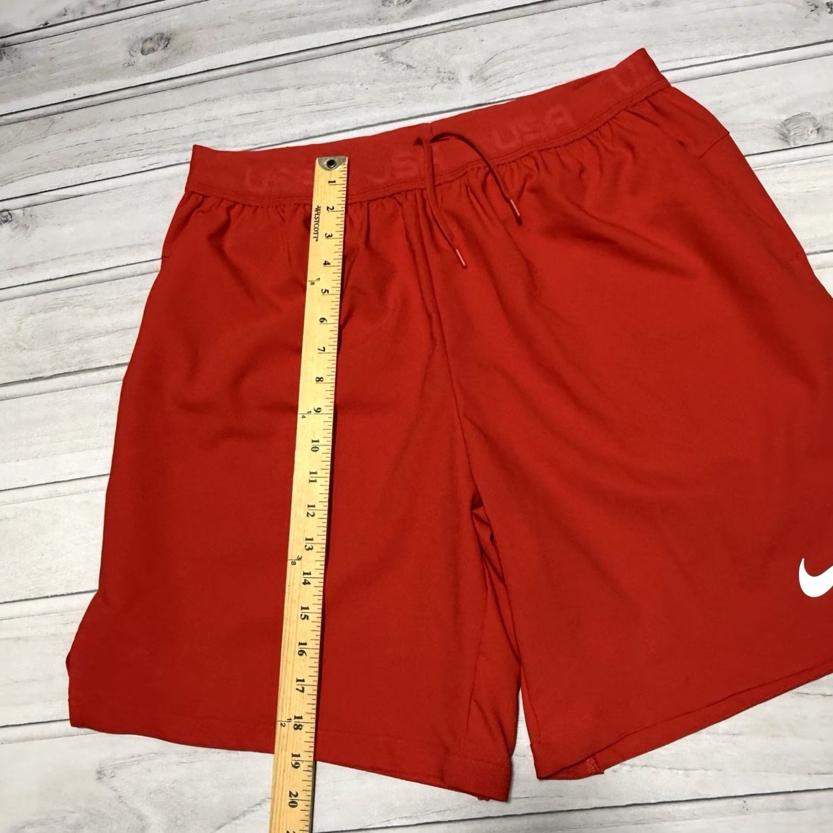 Nike Nike Shorts Mens XL Red USA Dri-Fit Flex Training Running 8" CQ4262-657 Size US 36 / EU 52 - 5 Thumbnail