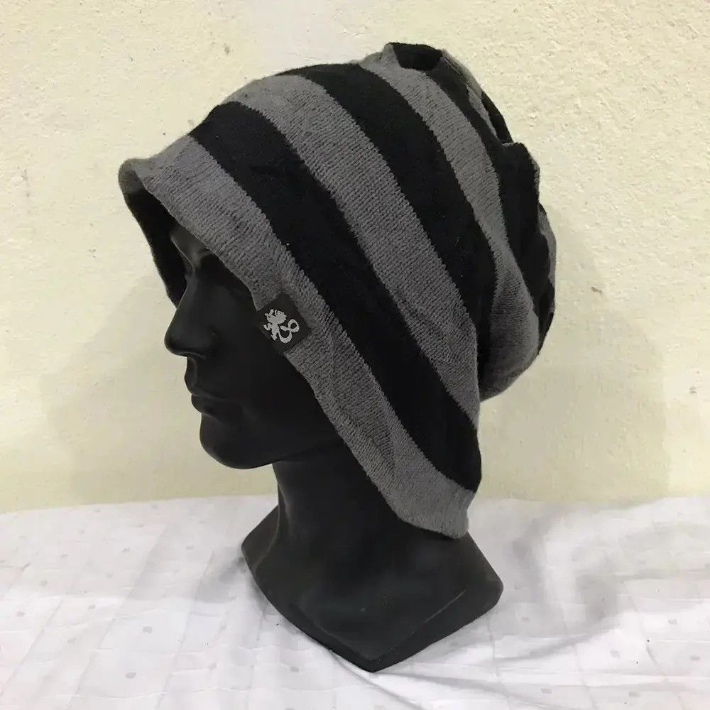 Japanese Brand × Takeo Kikuchi Takeo Kikuchi Stripe Design Beanie Hat Size ONE SIZE - 2 Thumbnail