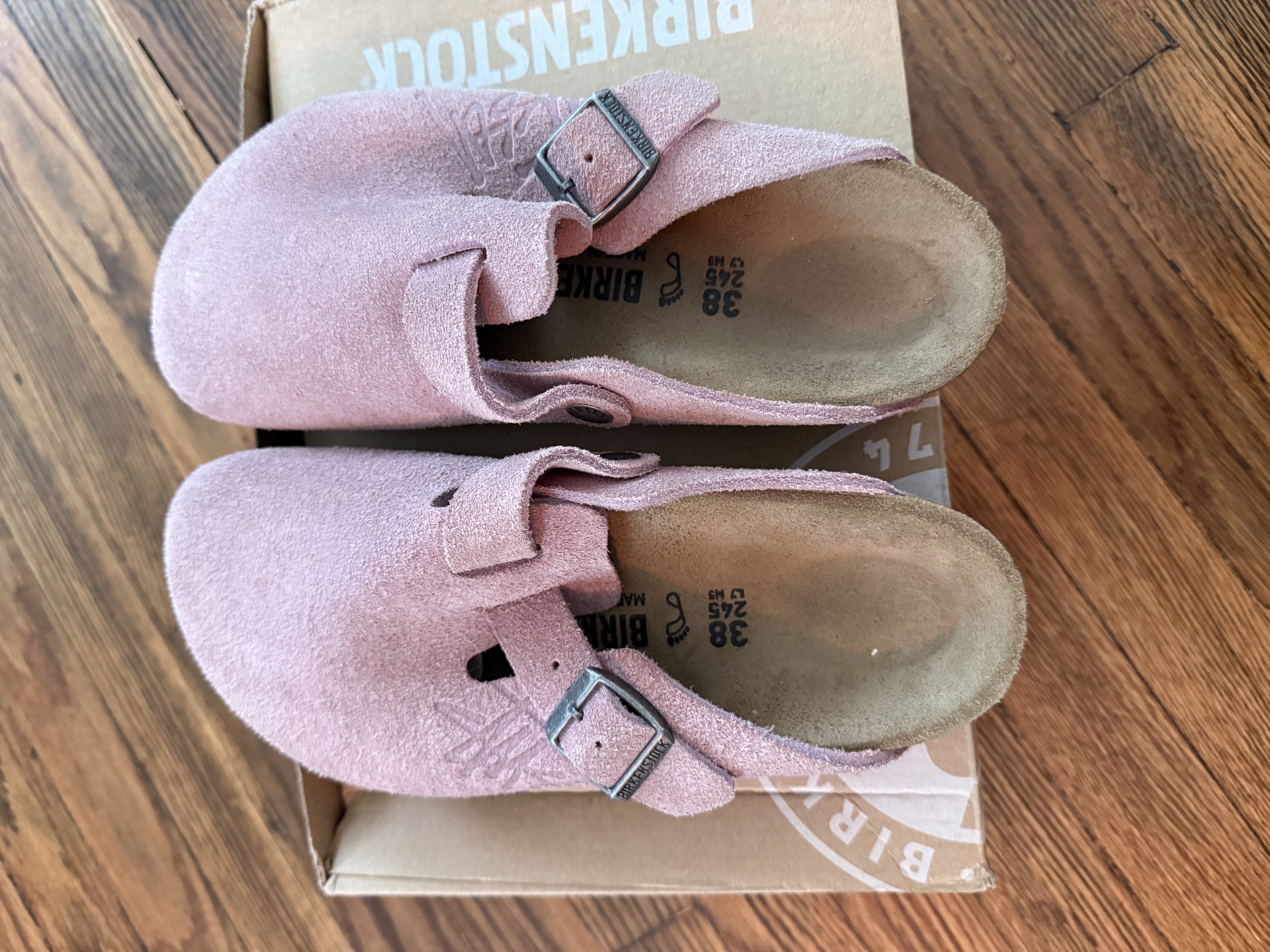 Birkenstock × Stussy Birkenstock x Stussy Pink Boston Size US 7 / IT 37 - 9 Thumbnail
