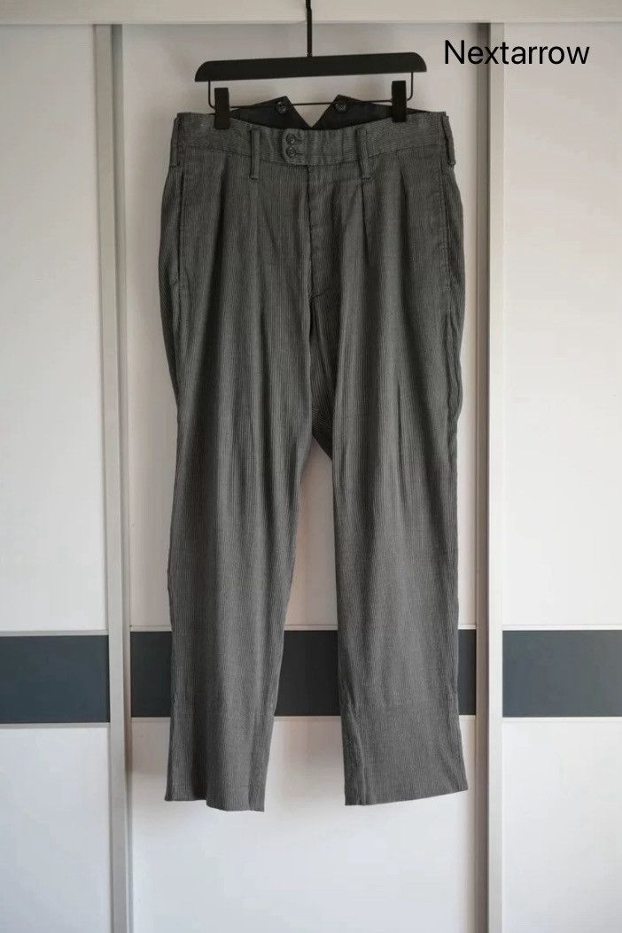 Yohji Yamamoto Yohji Yamamoto 11 SS grey striped trousers 2412-Nextarrow Size US 28 / EU 44 - 1 Thumbnail