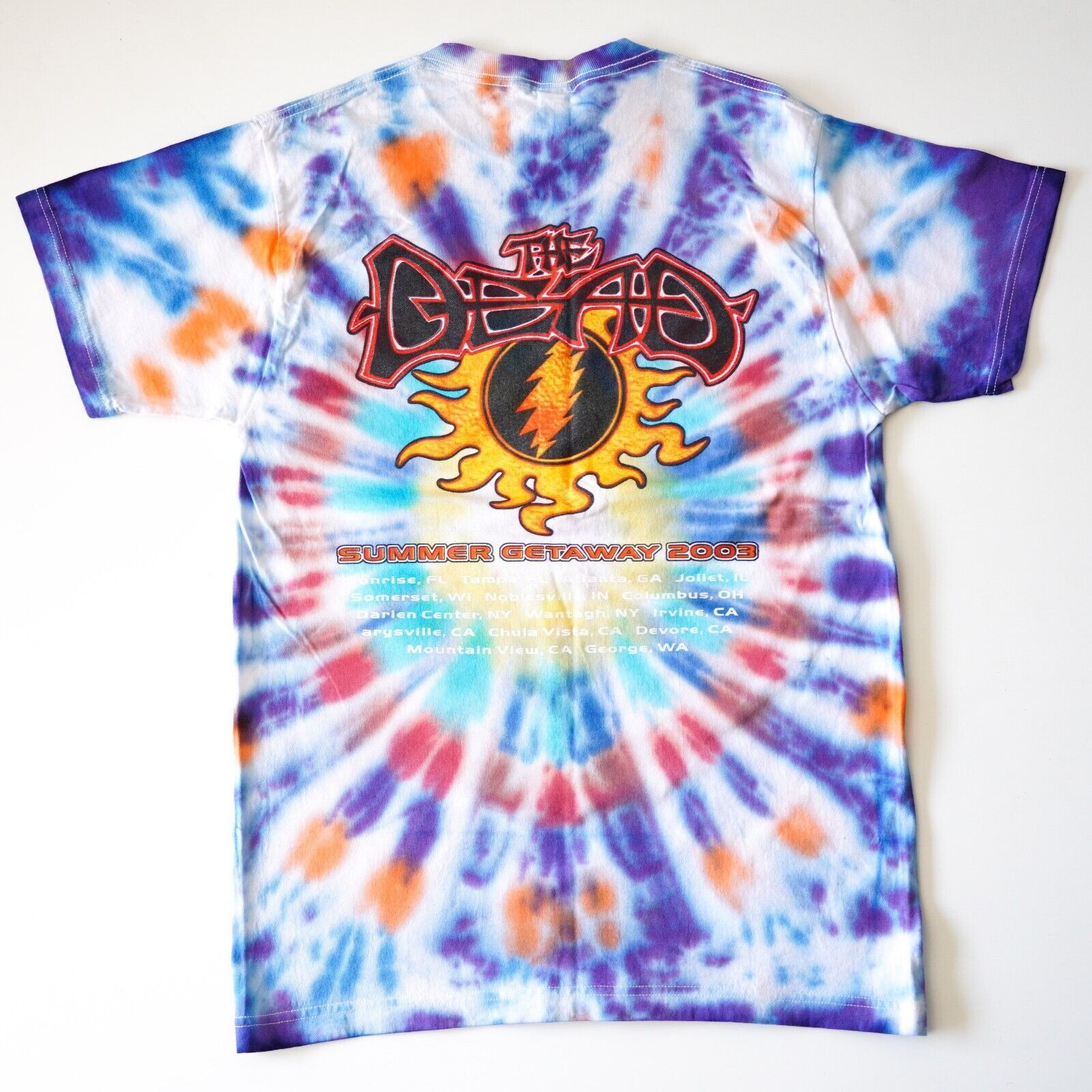 Grateful Dead The Grateful Dead Skull Summer Tour Tie Dye T-Shirt Medium Size US M / EU 48-50 / 2 - 2 Thumbnail