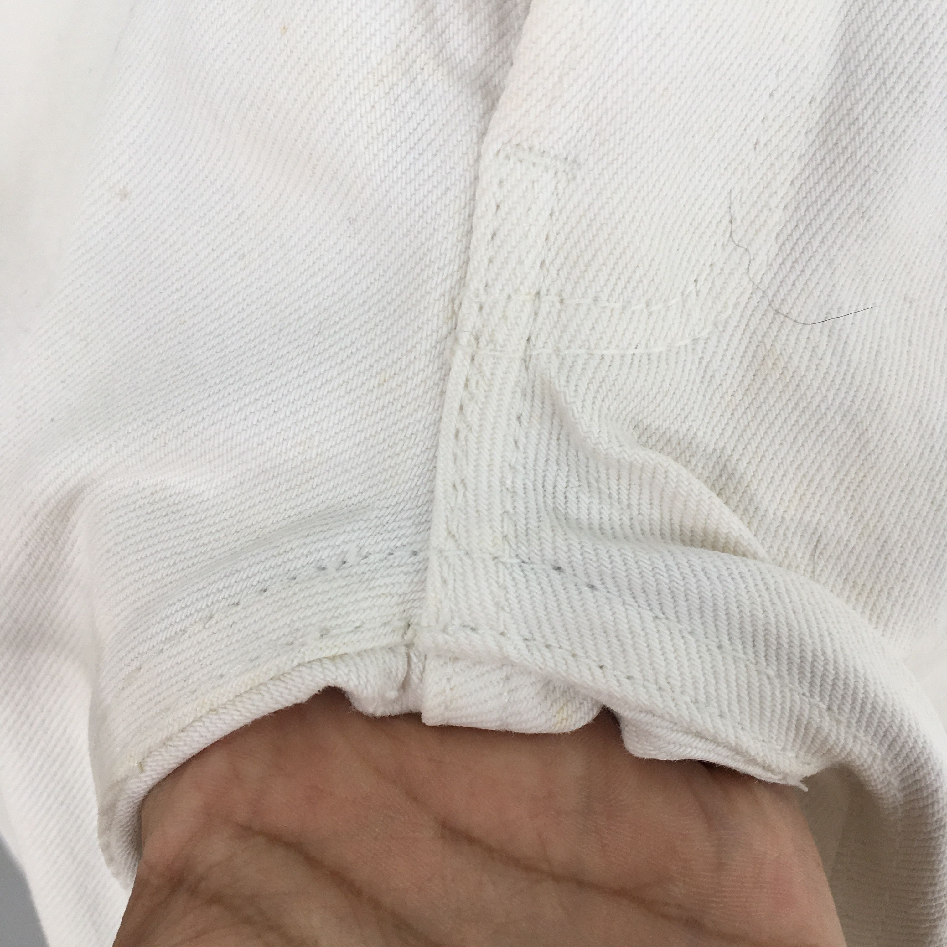 Levi's Size 30x30 Vintage 90s Levi's 501 White Dirty Jeans S1789 Size US 30 / EU 46 - 8 Thumbnail