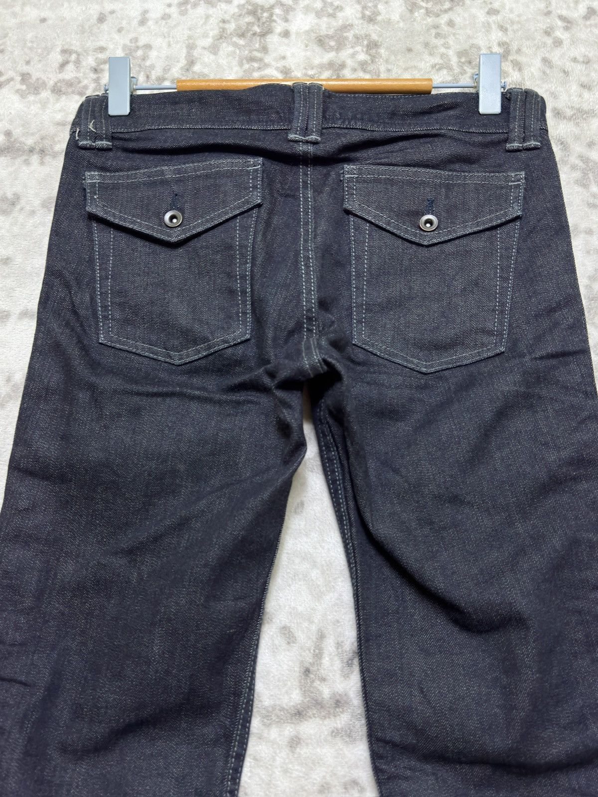 Vintage Vintage Charles Jourdan Side Button Skinny Low Rise Denim Size US 28 / EU 44 - 7 Thumbnail
