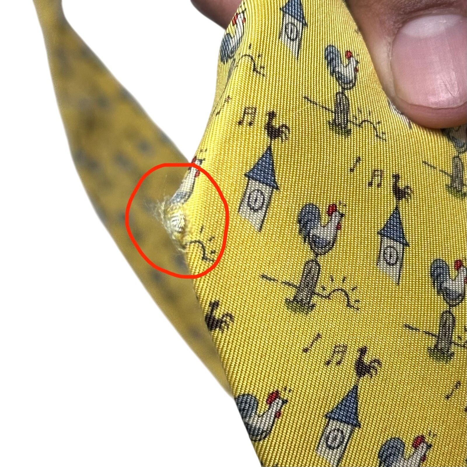 Hermes Hermes ‘Rooster’ Tie Size ONE SIZE - 7 Thumbnail
