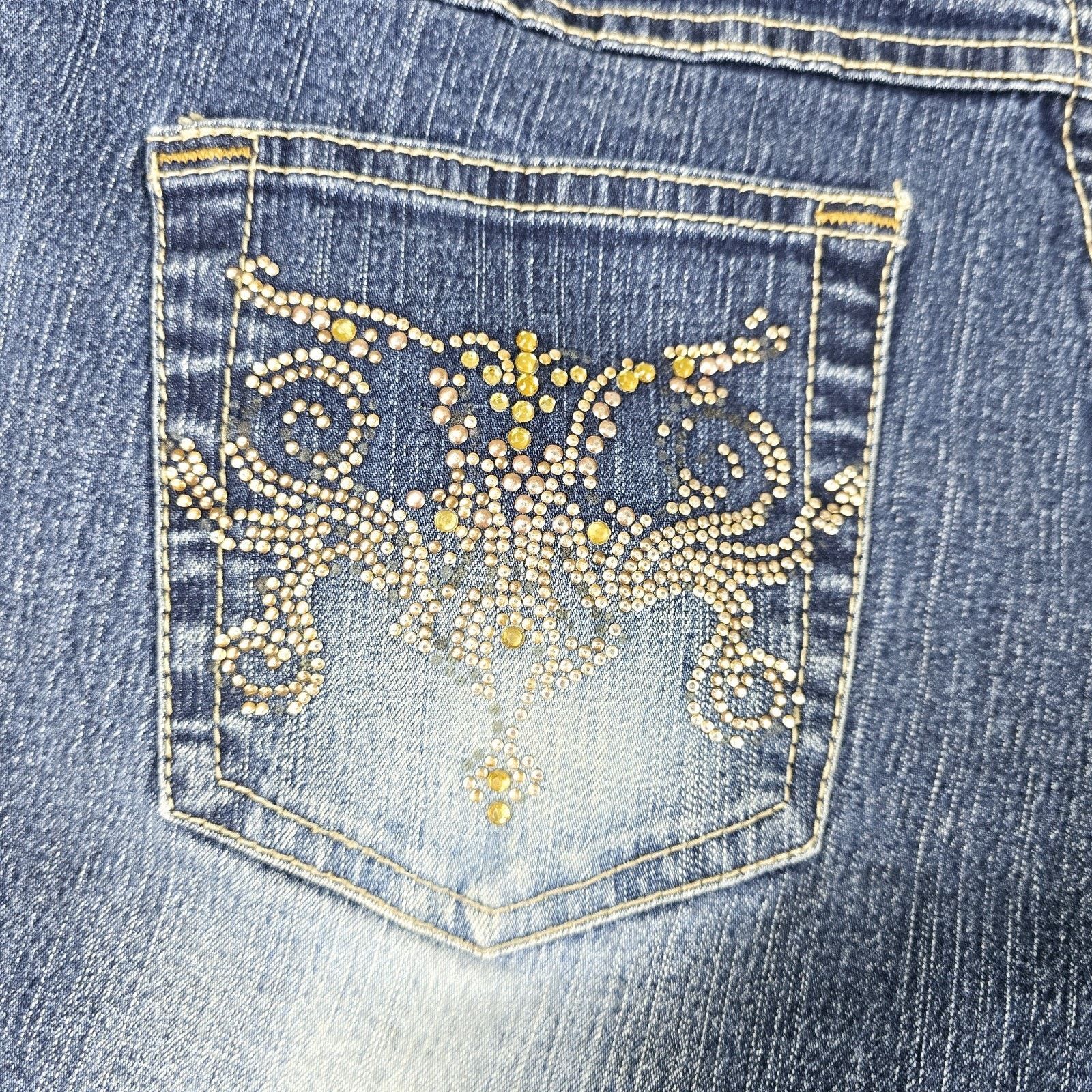 Southpole Vintage Southpole Capri Jeans Womens Sz 9 32x22 Juniors Y2K Size 32" / US 10 / IT 46 - 11 Thumbnail