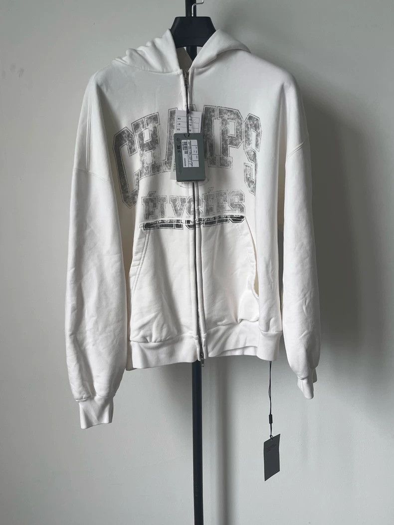 Balenciaga Balenciaga Monogrammed printed hooded zip-up sweatshirt Size US XS / EU 42 / 0 - 1 Thumbnail