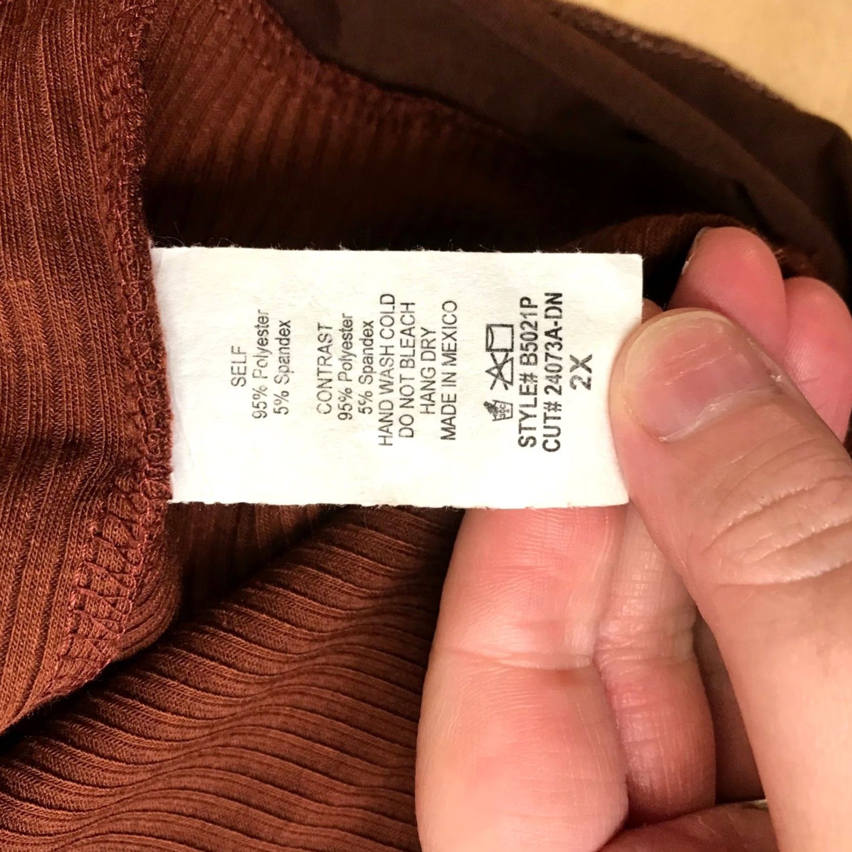 Vintage White Birch Bodysuit Brown Plus Size 2X Size XXL / US 16-18 / IT 52-54 - 8 Thumbnail
