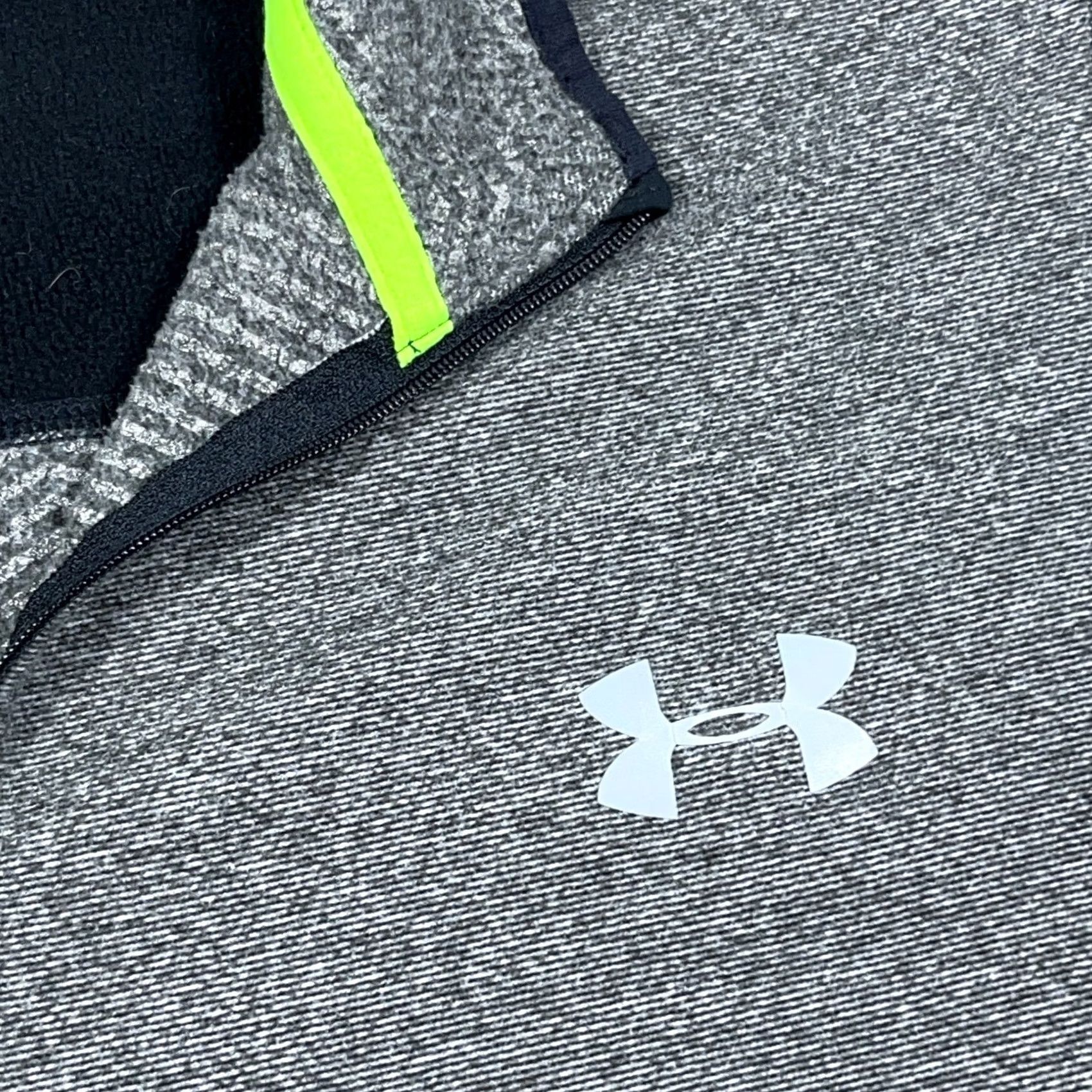 Under Armour Under Armour Sweater Men Large Gray Pullover Quarter 1/4 Zip Loose Cold Gear Size US L / EU 52-54 / 3 - 7 Thumbnail
