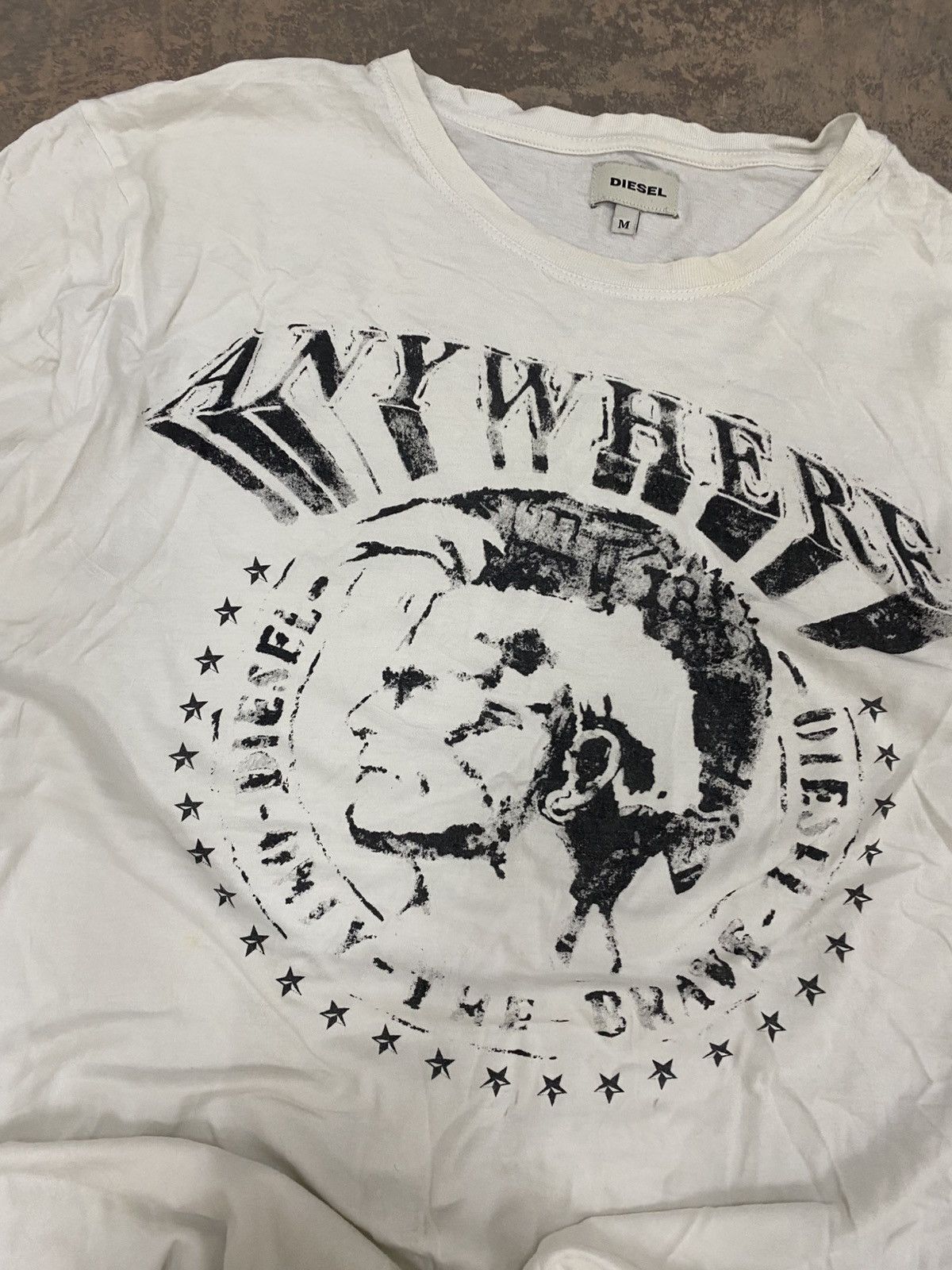 Hysteric Glamour Sick☠️ Diesel Punk Head Mohawk Tee Tshirt Lgb Grunge Size US M / EU 48-50 / 2 - 12 Thumbnail