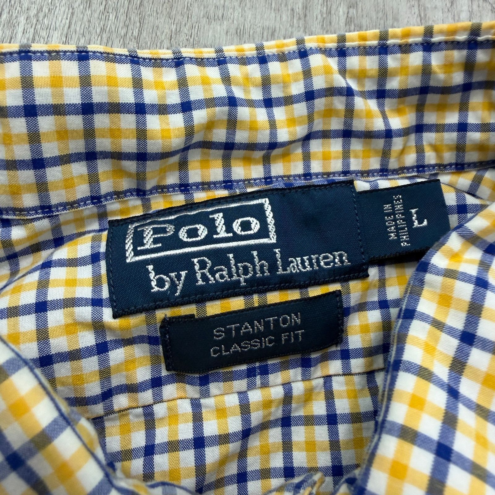 Polo Ralph Lauren Vintage Polo Ralph Lauren Stanton Classic Fit Shirt Large Size US L / EU 52-54 / 3 - 4 Thumbnail