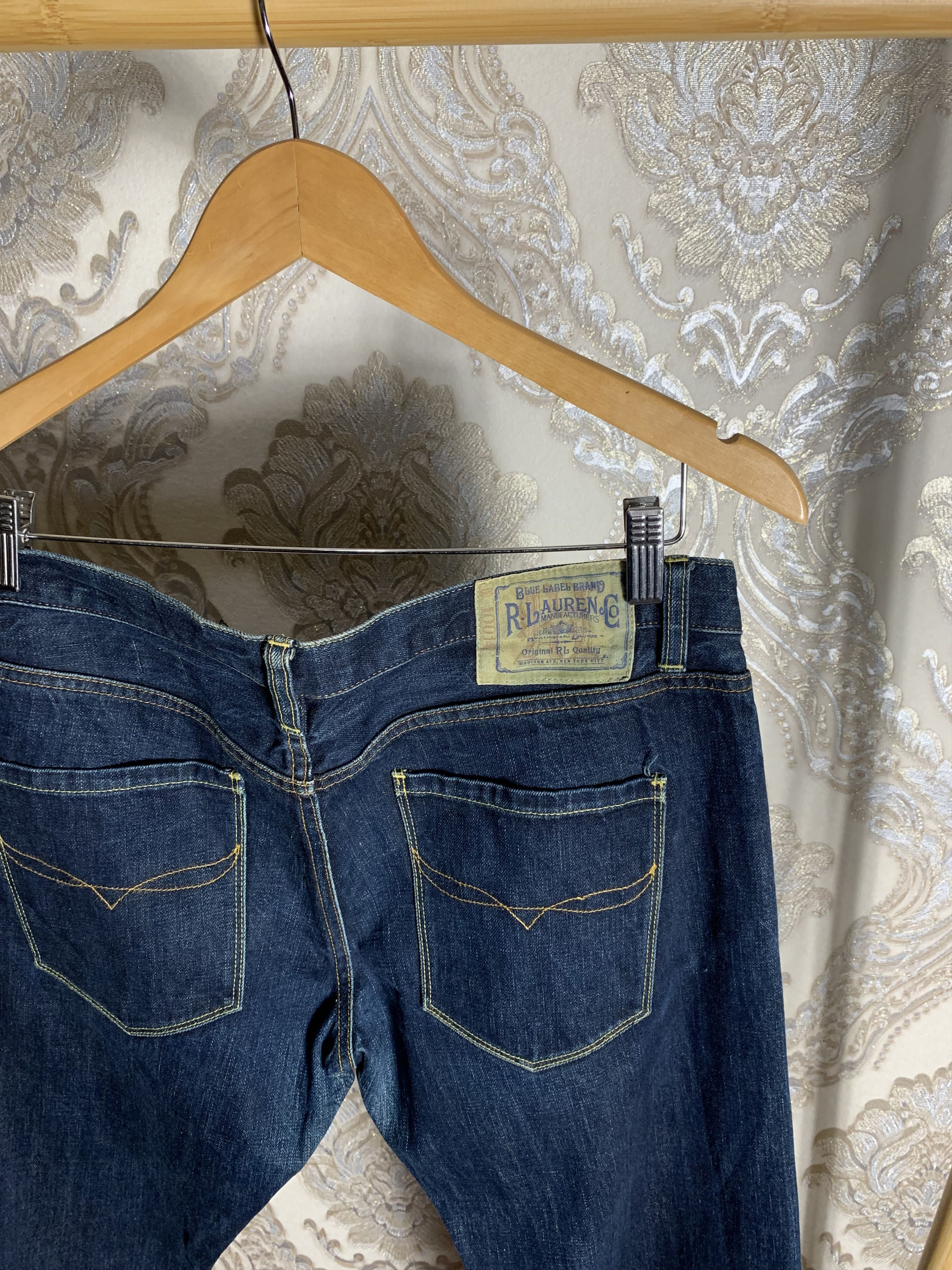 Polo Ralph Lauren VINTAGE POLO RALPH LAUREN SELVEDGE DENIM JEANS Y2K 90s RETRO Size US 31 - 8 Thumbnail