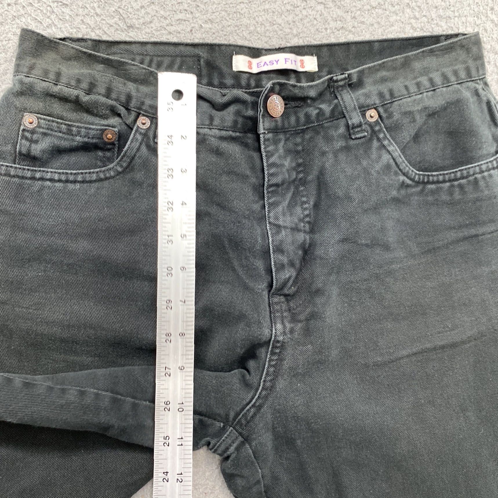 Bill Blass VINTAGE Bill Blass Women’s Easy Fit Black Denim High Rise Mom Jeans Size 8 Size 30" / US 8 / IT 44 - 6 Thumbnail