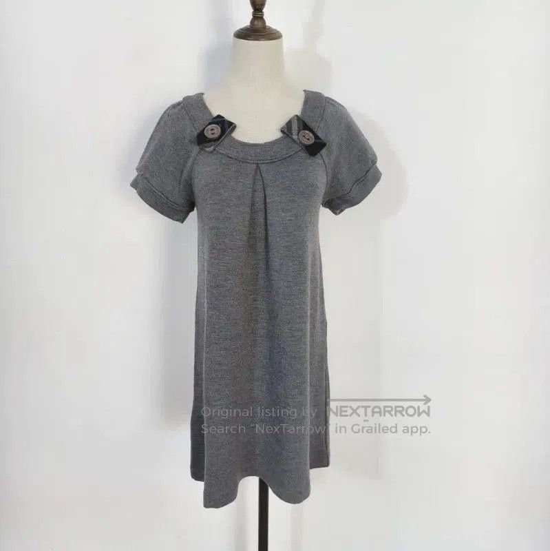 Burberry Burberry Gray Wool Dress for Women. Size M / US 6-8 / IT 42-44 - 1 Thumbnail