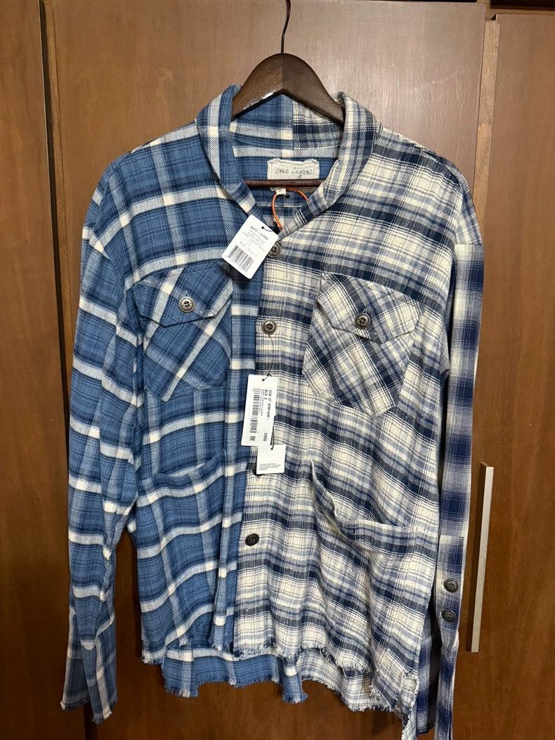 Greg Lauren greg lauren size 2Shirt High Street destroys shirts 2505-Ne Size US M / EU 48-50 / 2 - 1 Thumbnail