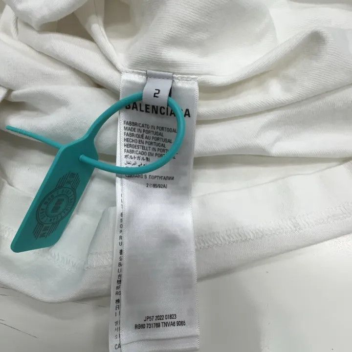 Balenciaga Balenciaga x Adidas Logo Embroidered T-Shirt 0079-2507 Size US M / EU 48-50 / 2 - 3 Thumbnail