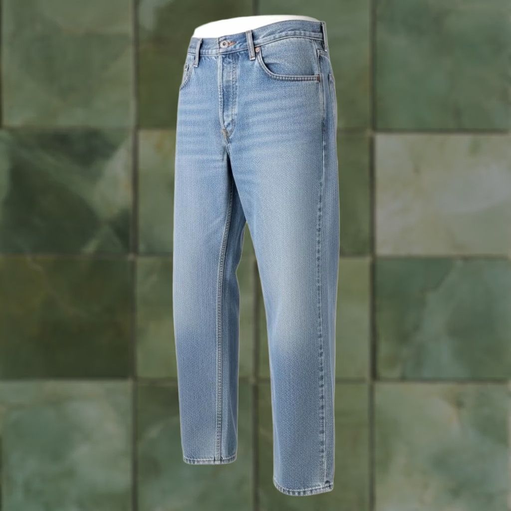 Levi's VINTAGE Levi's 550 Jeans Mens 32x33 Blue Light Wash Relaxed Tapered Denim - Levi's 550 Jeans - 90s, Logo, USA Size US 32 / EU 48 - 1 Thumbnail