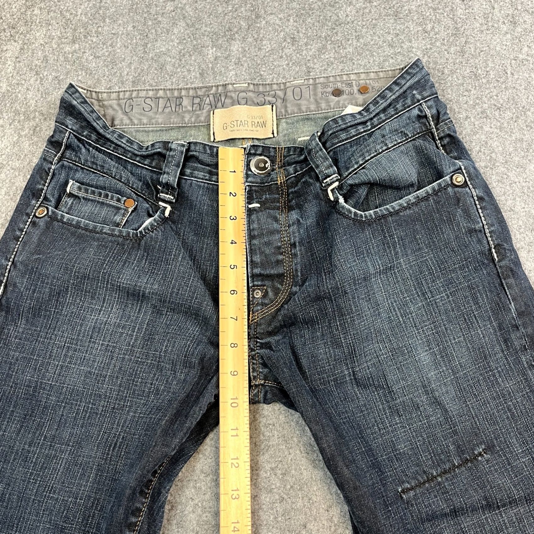 G-Star G-Star Jeans Relaxed Straight 32 Regular Denim Blue Vintage Y2K Mens 5-Pocket Classic Comfort Dark Wash Denim Size US 32 / EU 48 - 5 Thumbnail