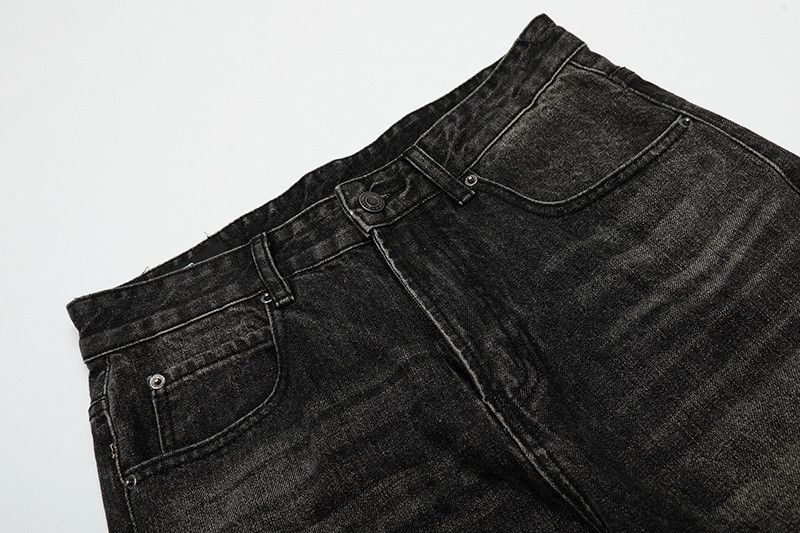 Vintage American street distressed straight loose ripped jeans Size US 32 / EU 48 - 3 Thumbnail